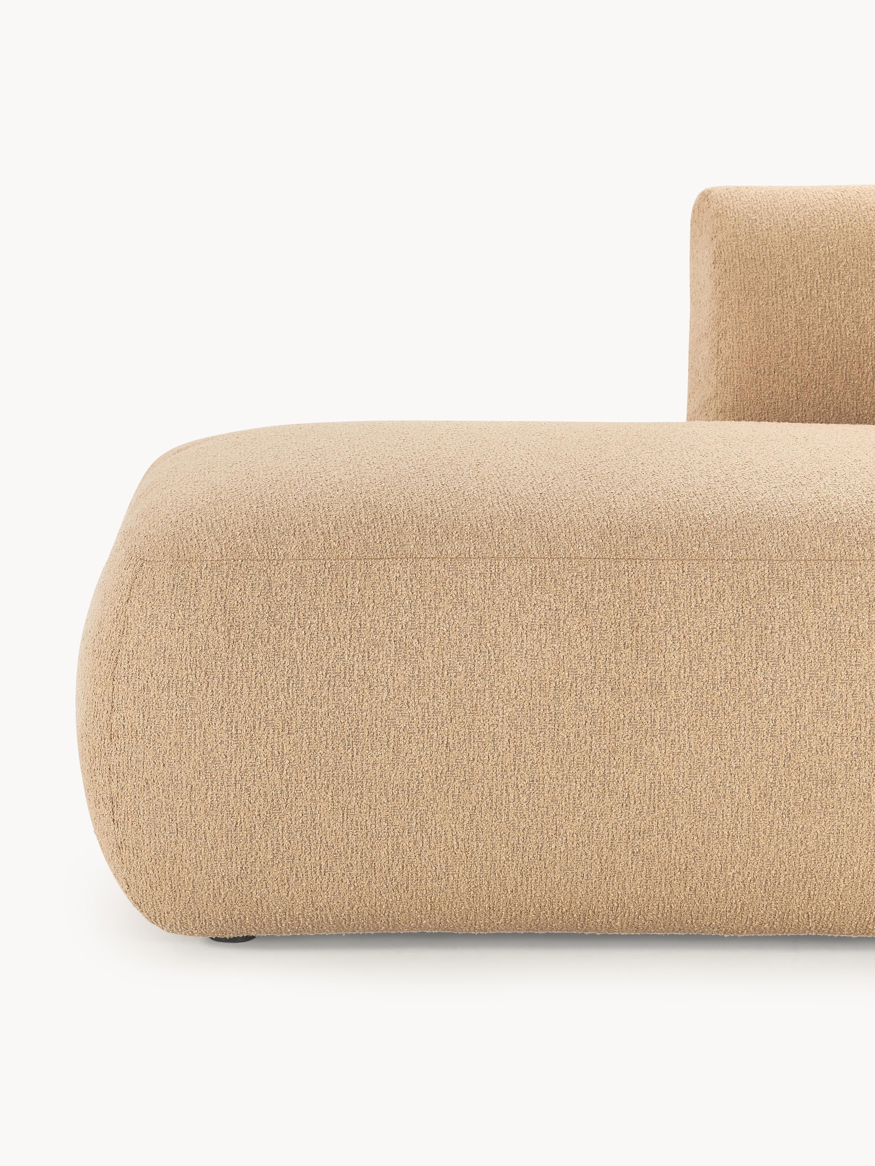 Modulares Bouclé-Ecksofa Sofia (4-Sitzer)
