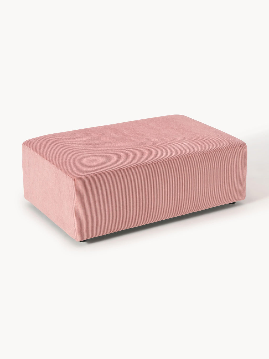XL Sofa-Hocker Melva aus Cord, B 116 x T 72 cm