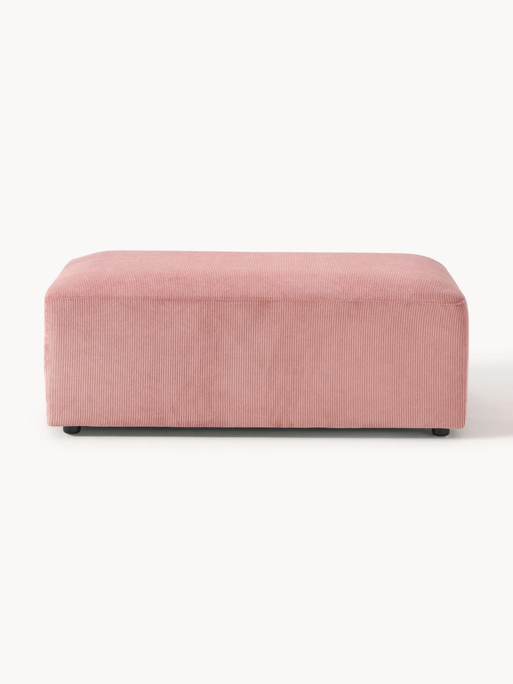 XL Sofa-Hocker Melva aus Cord, B 116 x T 72 cm