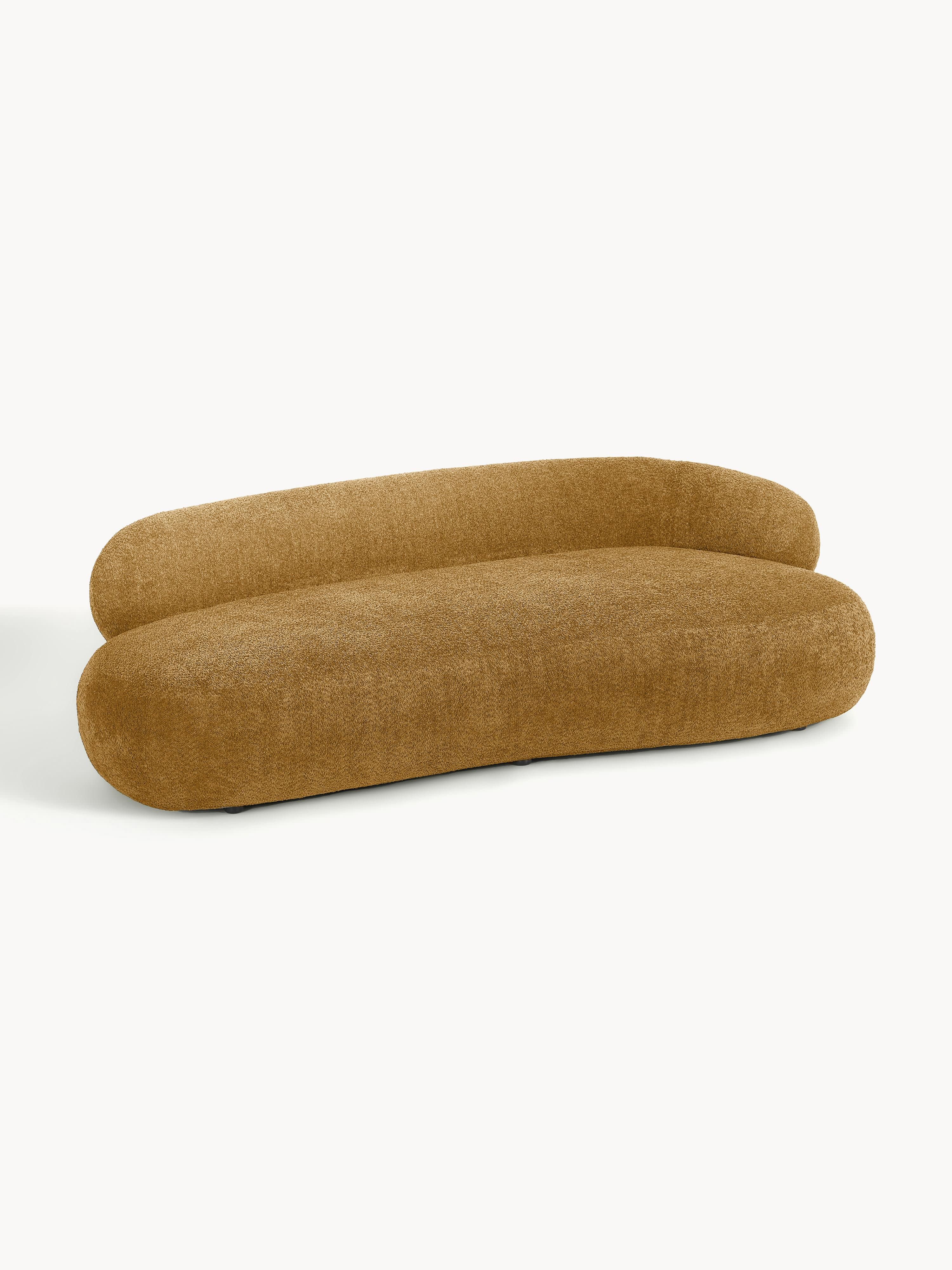 Sofa Alba (3-Sitzer) aus Teddy-Bouclé