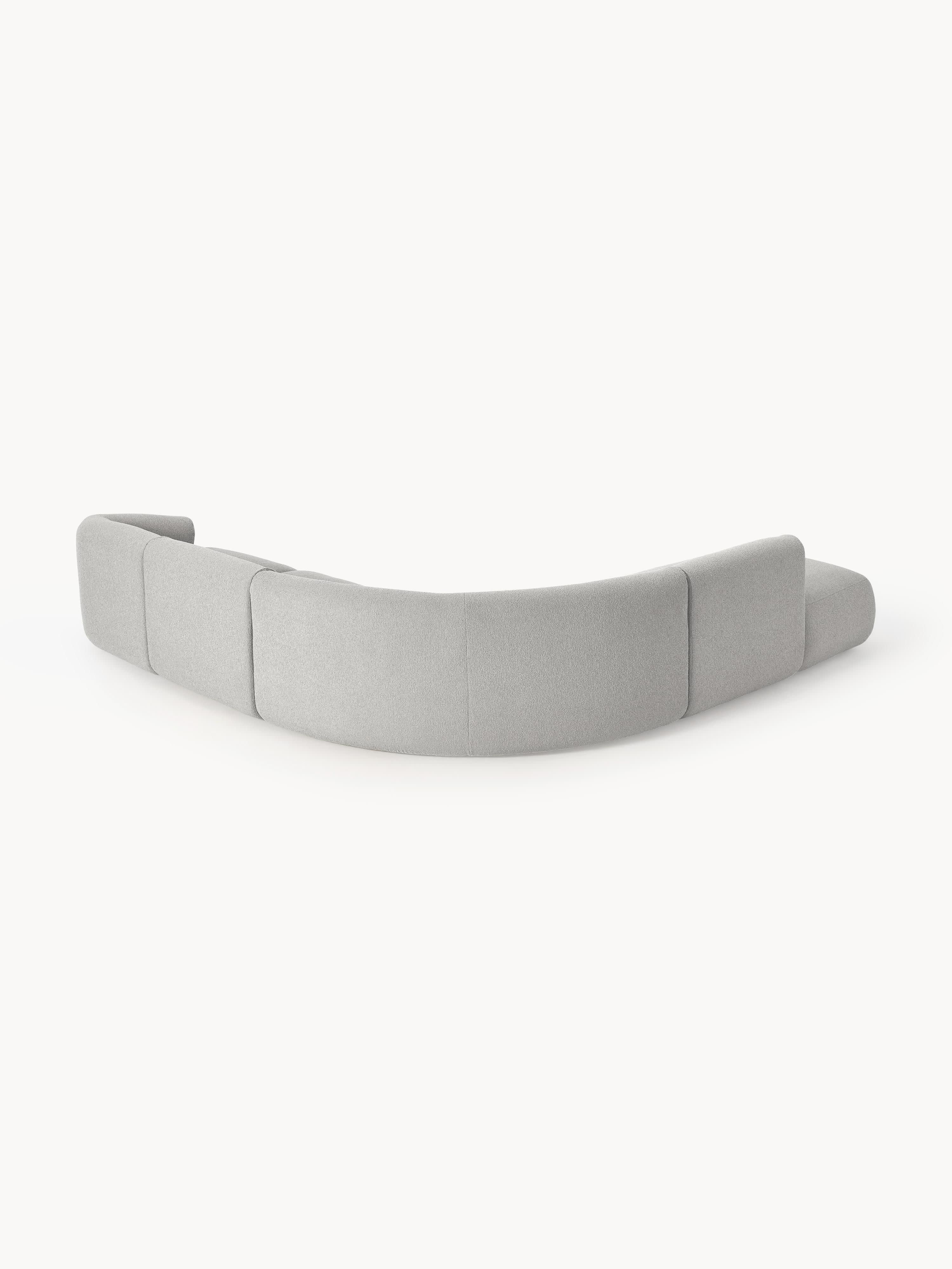 Modulares Bouclé-Ecksofa Sofia (4-Sitzer)