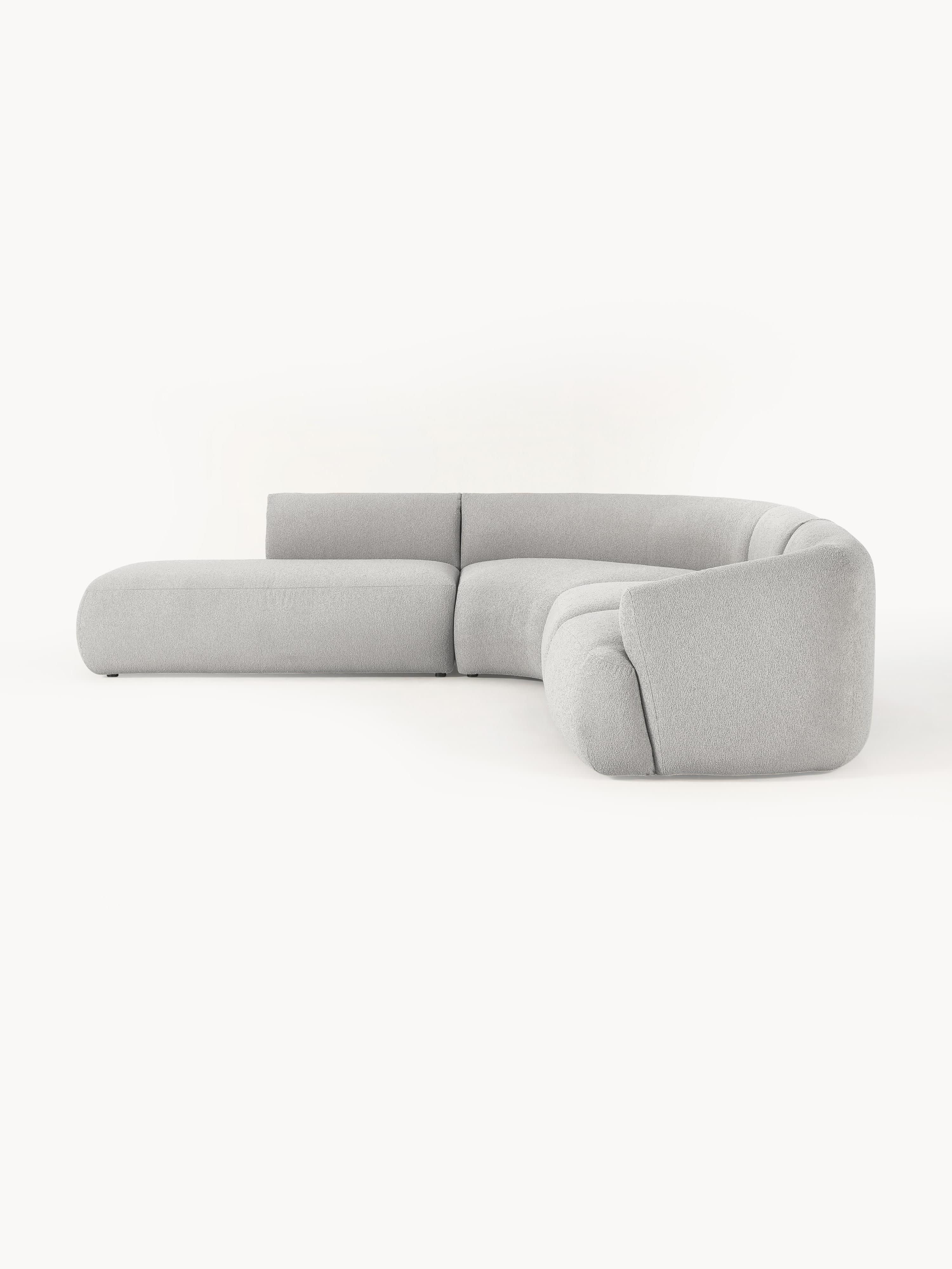 Modulares Bouclé-Ecksofa Sofia (4-Sitzer)