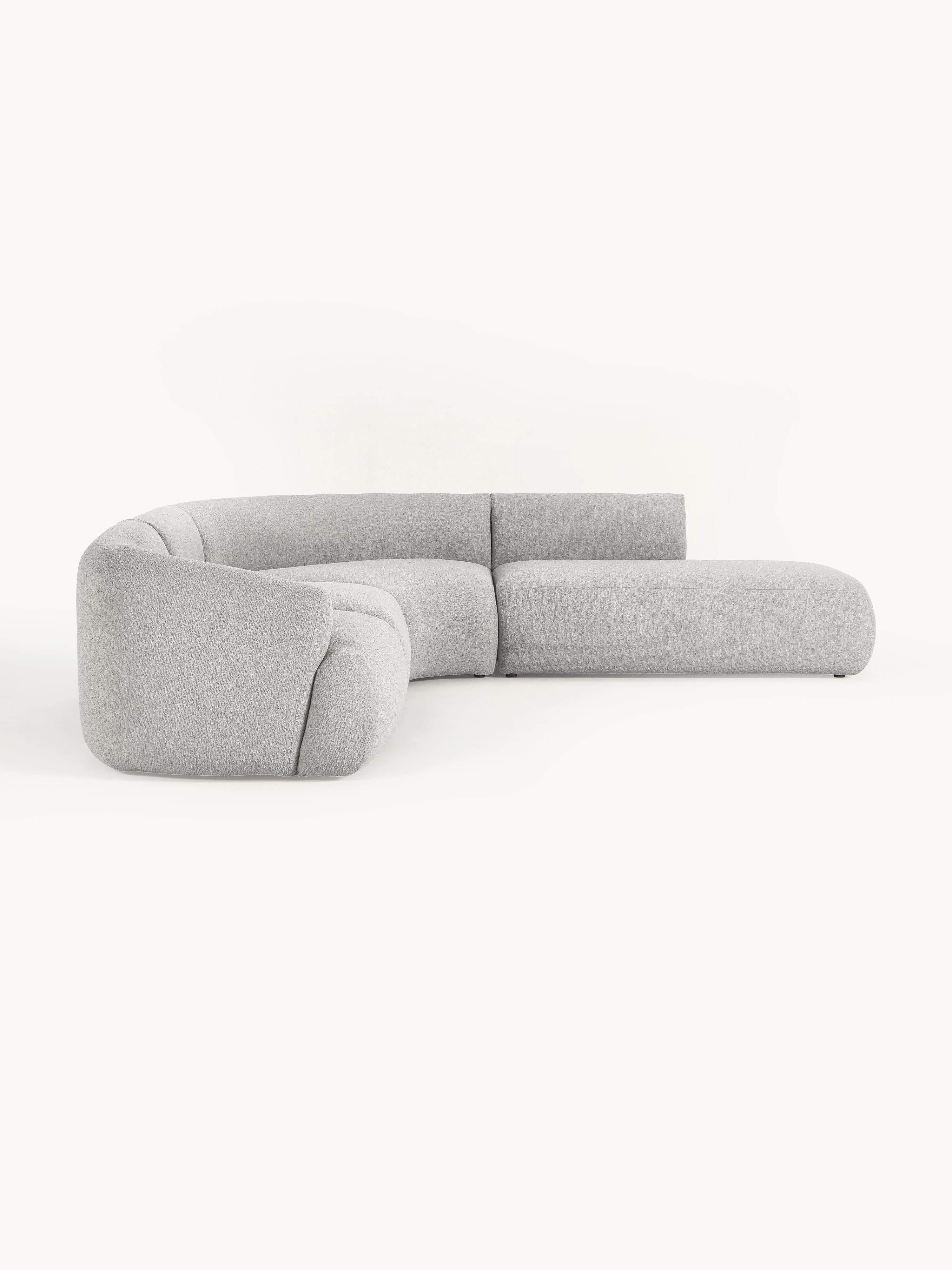 Modulares Bouclé-Ecksofa Sofia (4-Sitzer)