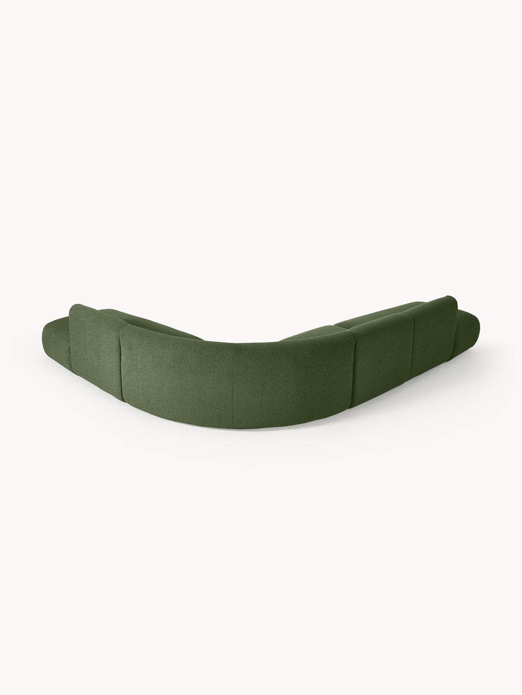 Modulares Bouclé-Ecksofa Sofia (4-Sitzer)
