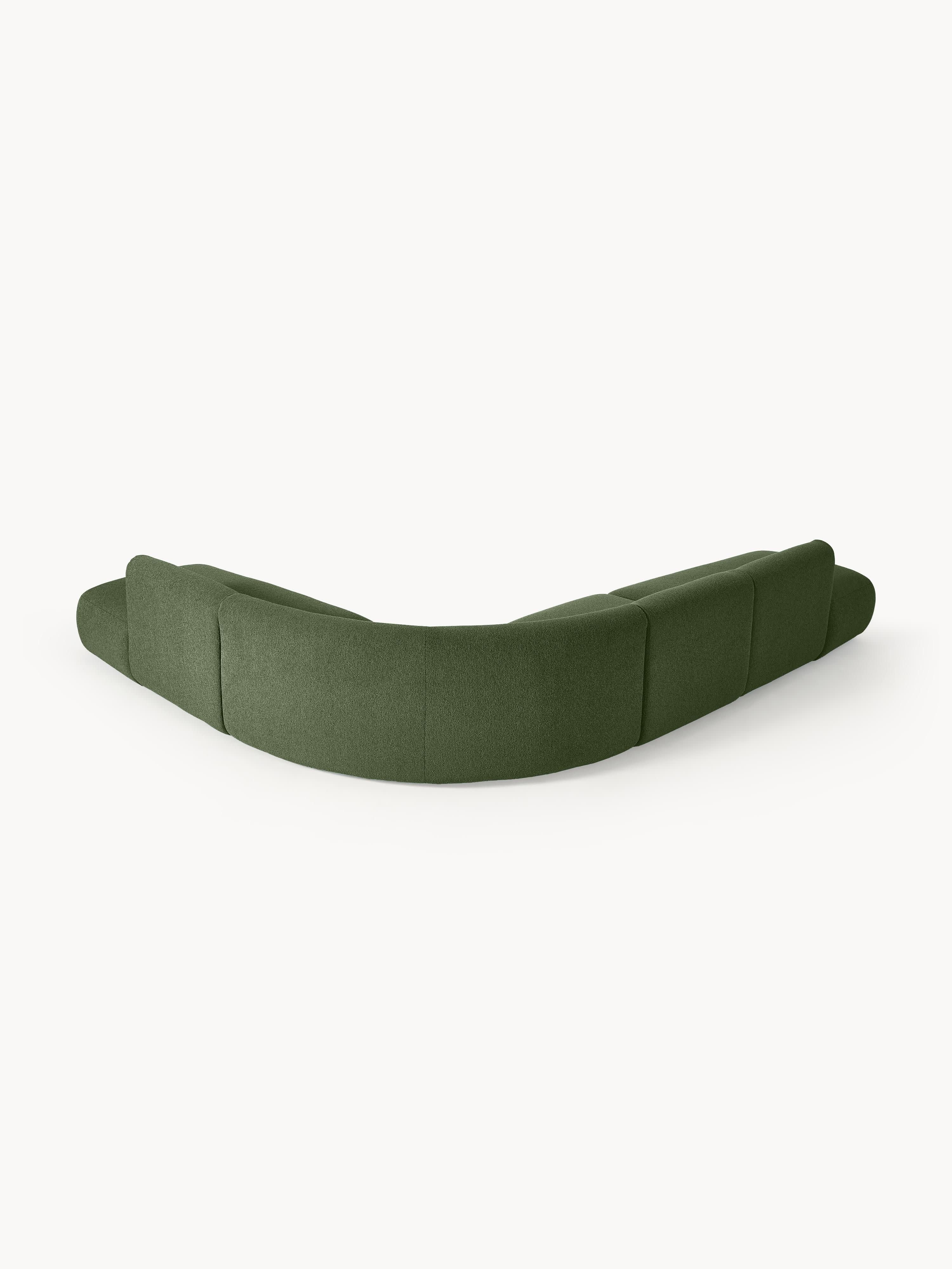 Modulares Bouclé-Ecksofa Sofia (4-Sitzer)