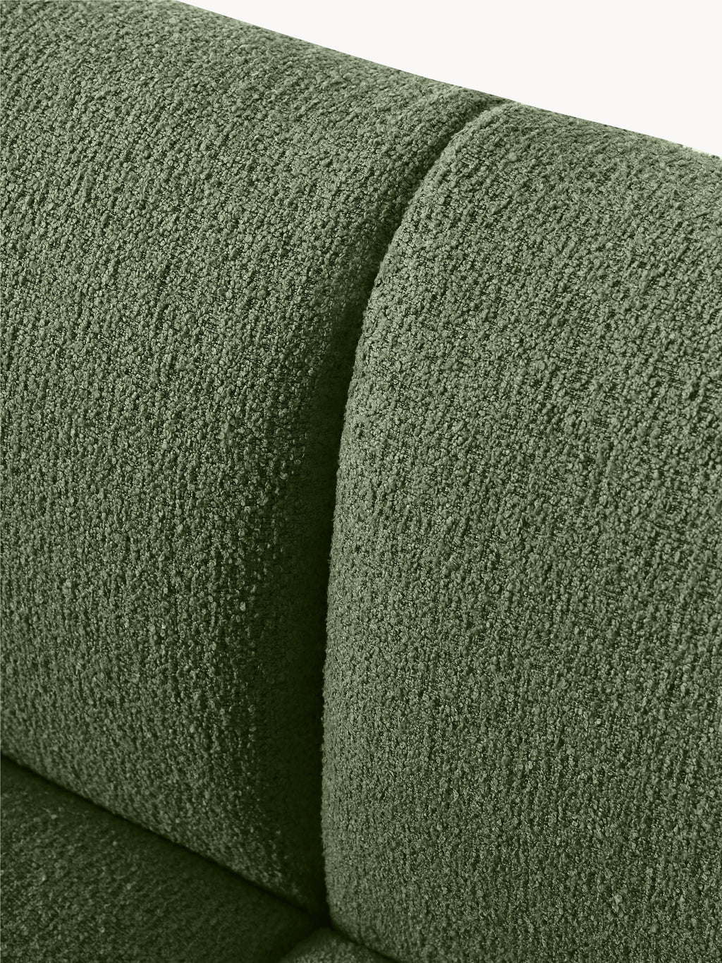 Modulares Bouclé-Ecksofa Sofia (4-Sitzer)