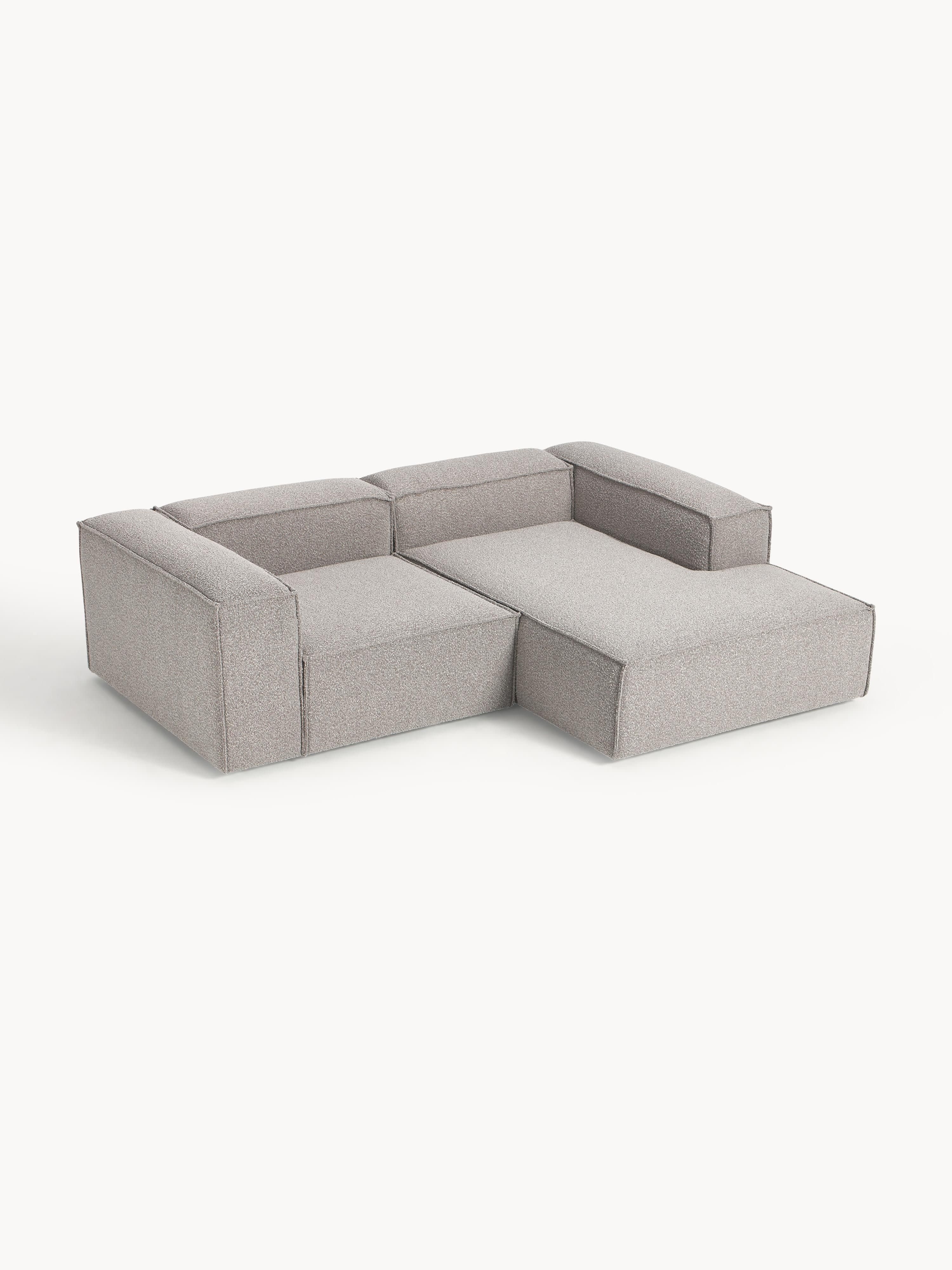 Modulares Bouclé-Ecksofa Lennon (2-Sitzer)