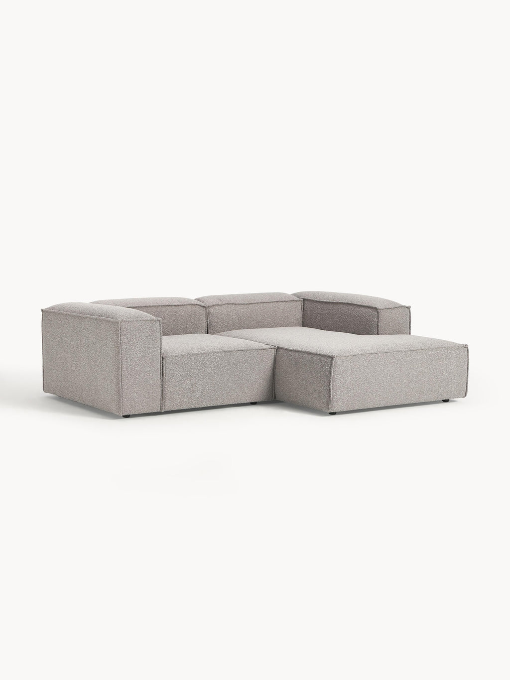Modulares Bouclé-Ecksofa Lennon (2-Sitzer)