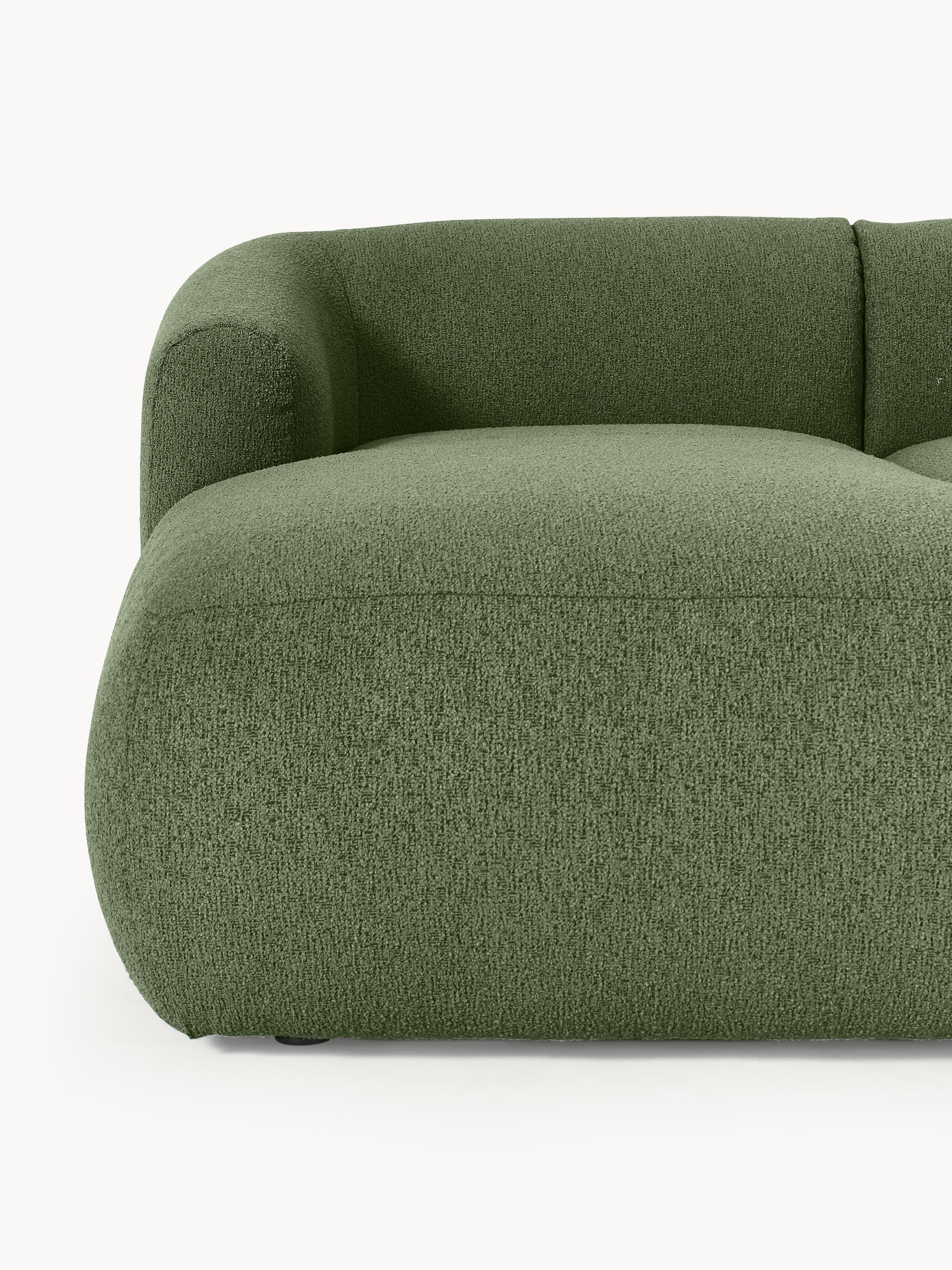 Modulares Bouclé-Ecksofa Sofia (3-Sitzer)
