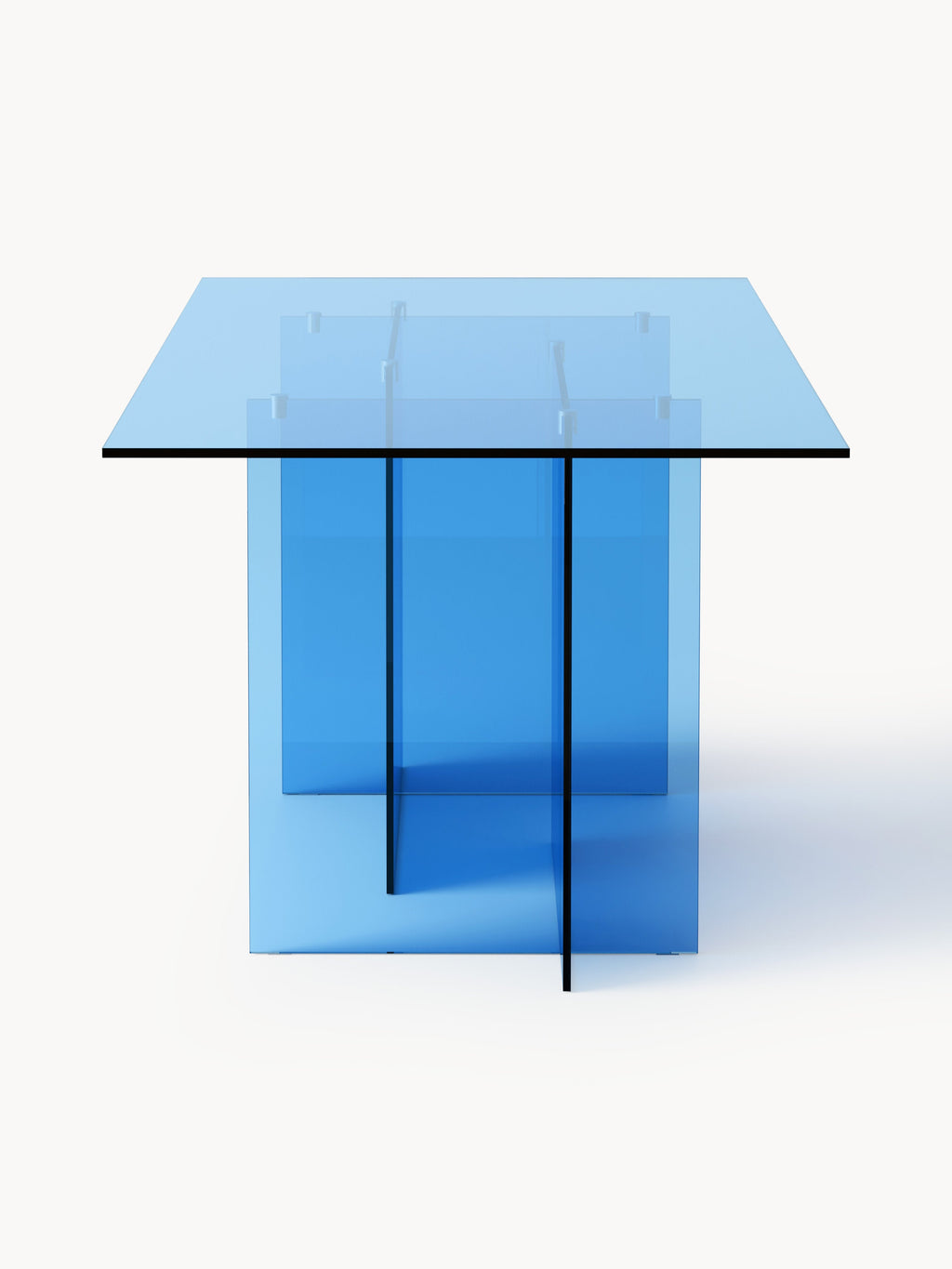 Esstisch Anouk aus Glas, 180 x 90 cm