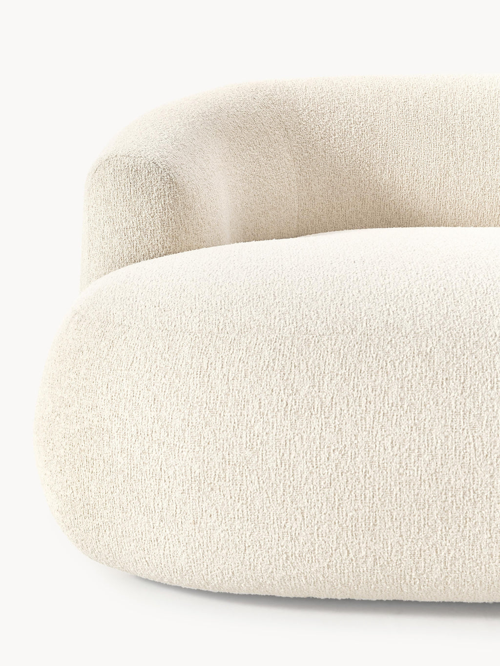 Bouclé-XL-Loungesessel Sofia