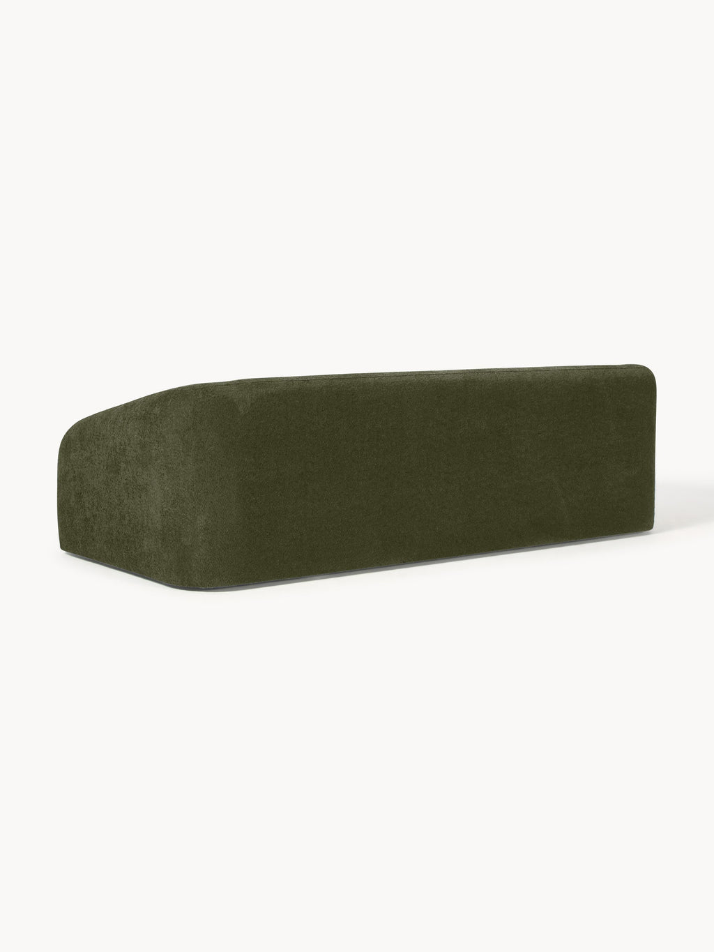 Schlafsofa Eliot (3-Sitzer) aus Teddy-Bouclé