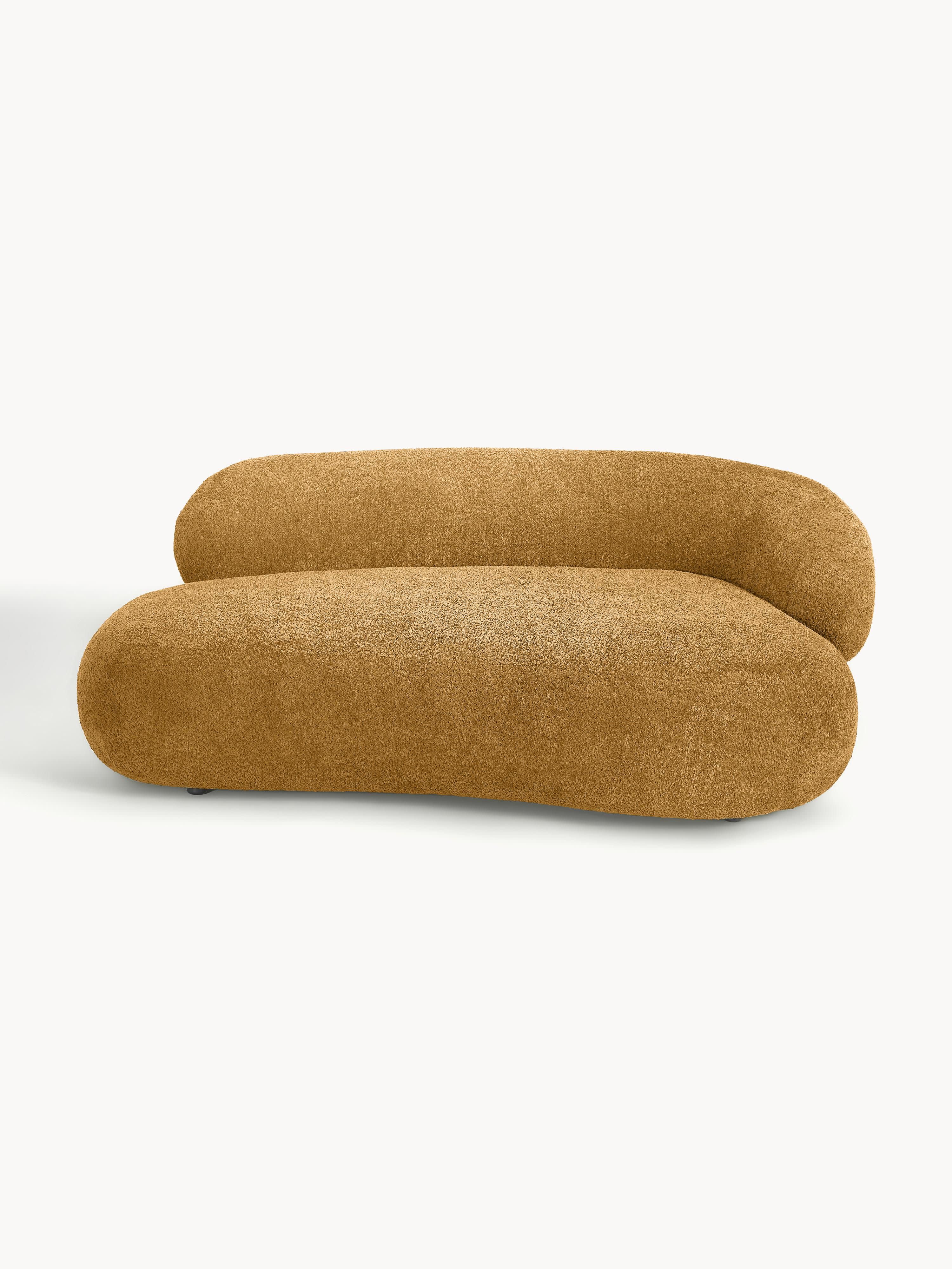 Galeriebild 1 - Sofa Alba (2-Sitzer) aus Teddy-Bouclé