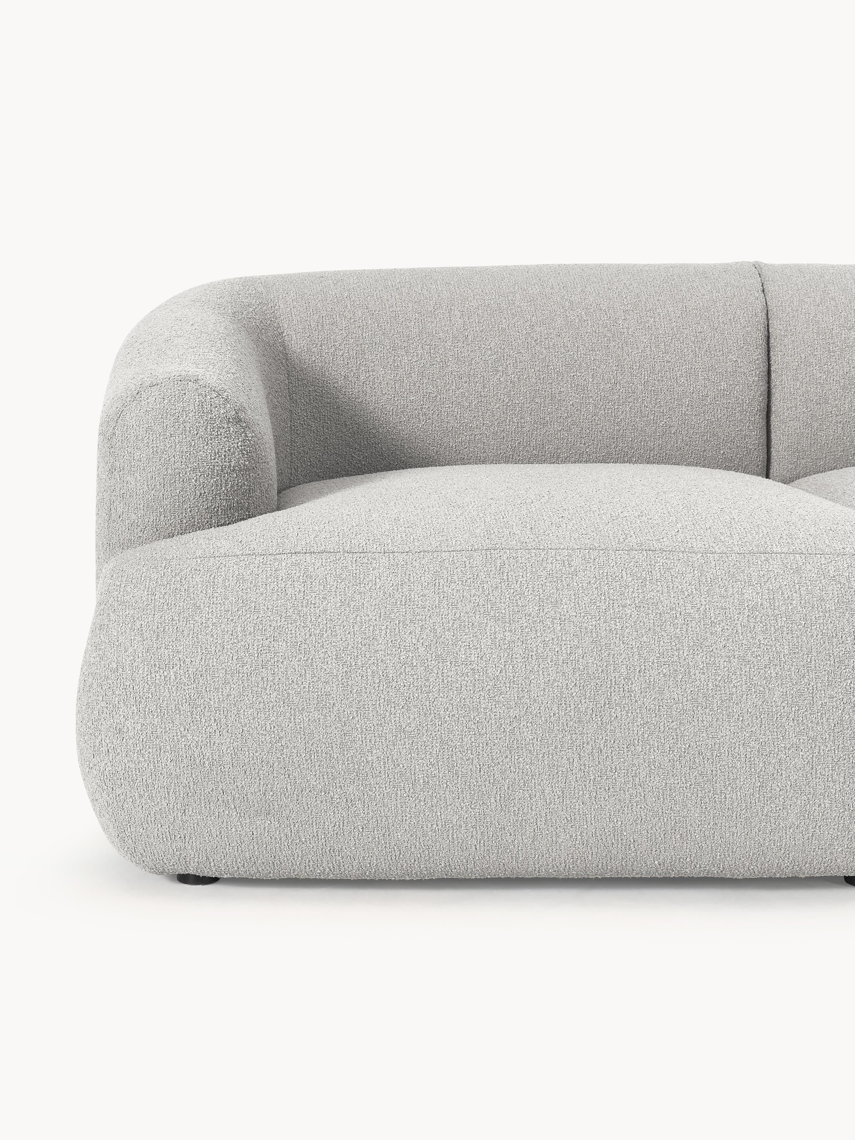 Modulares Bouclé-Ecksofa Sofia (4-Sitzer)