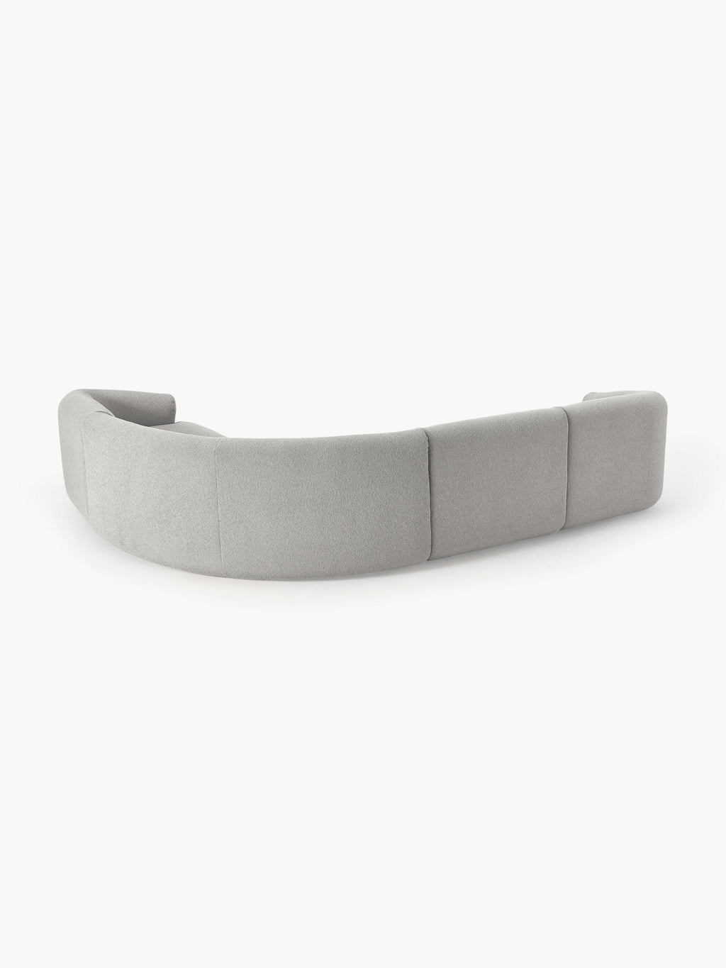 Modulares Bouclé-Ecksofa Sofia (4-Sitzer)