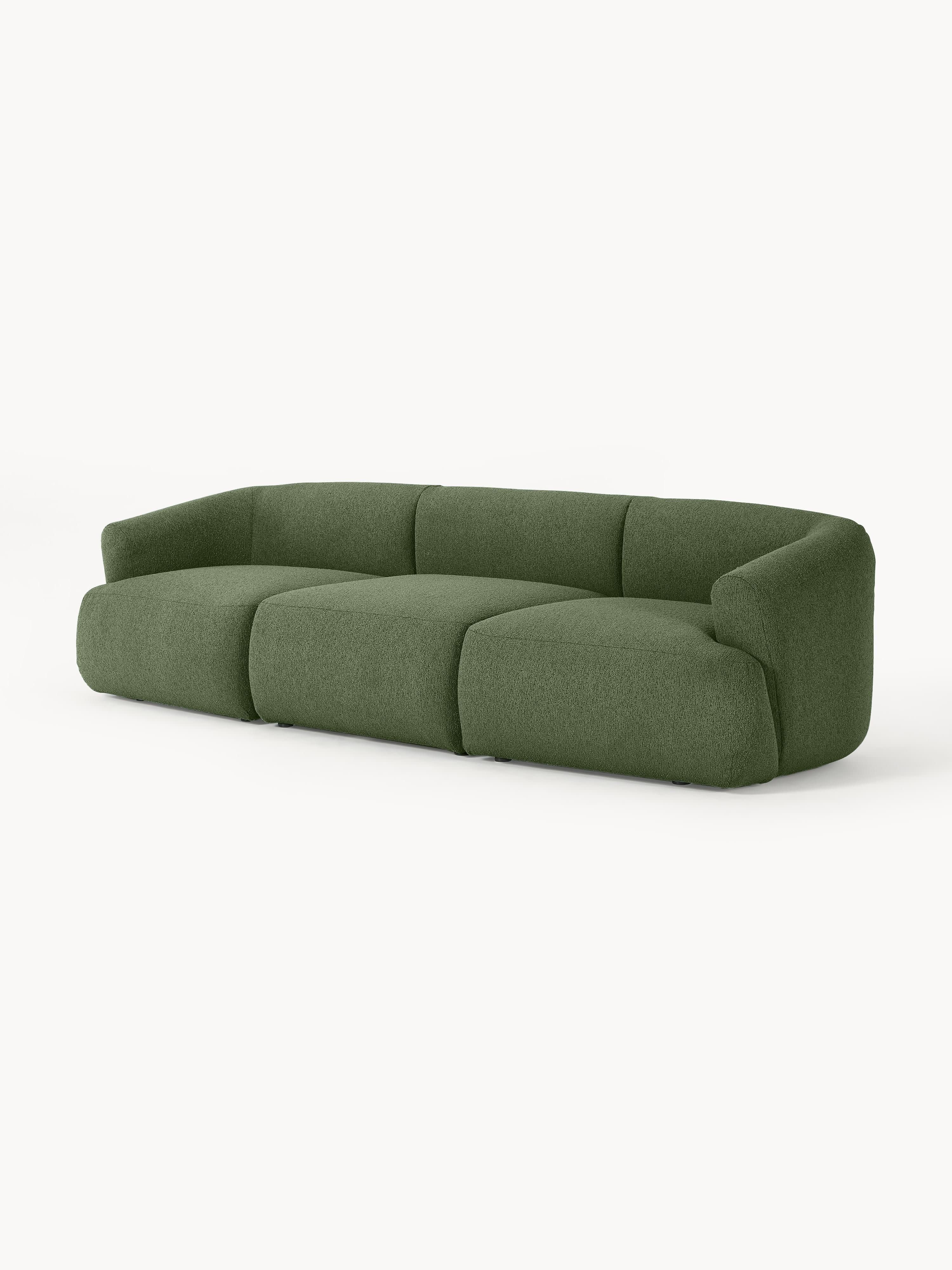 Modulares Bouclé-Sofa Sofia (3-Sitzer)