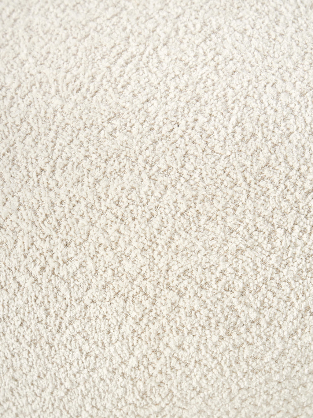 XL-Hocker Alba aus Teddy-Bouclé