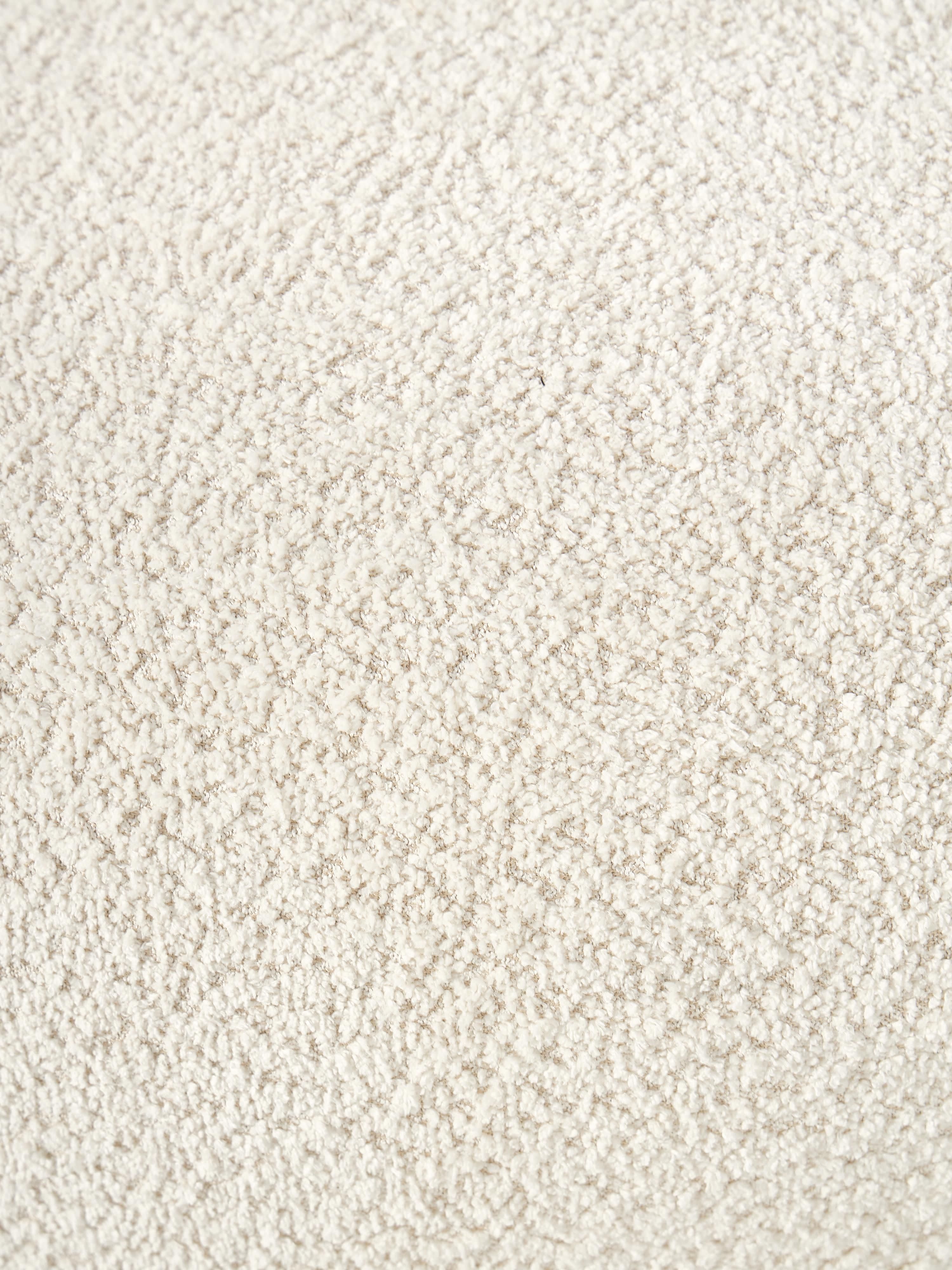 XL-Hocker Alba aus Teddy-Bouclé