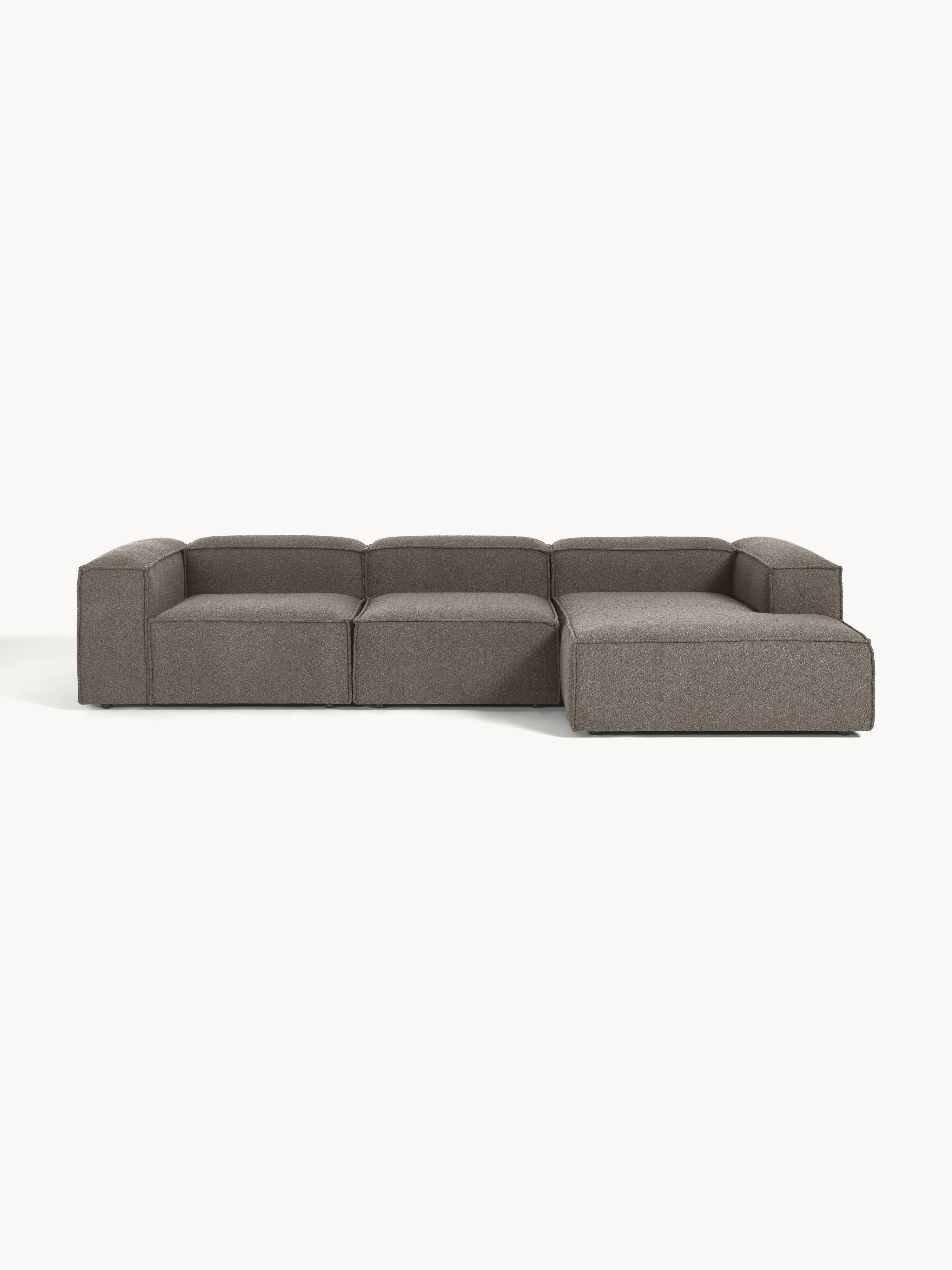 Galeriebild 1 - Modulares Bouclé-Ecksofa Lennon (4-Sitzer)
