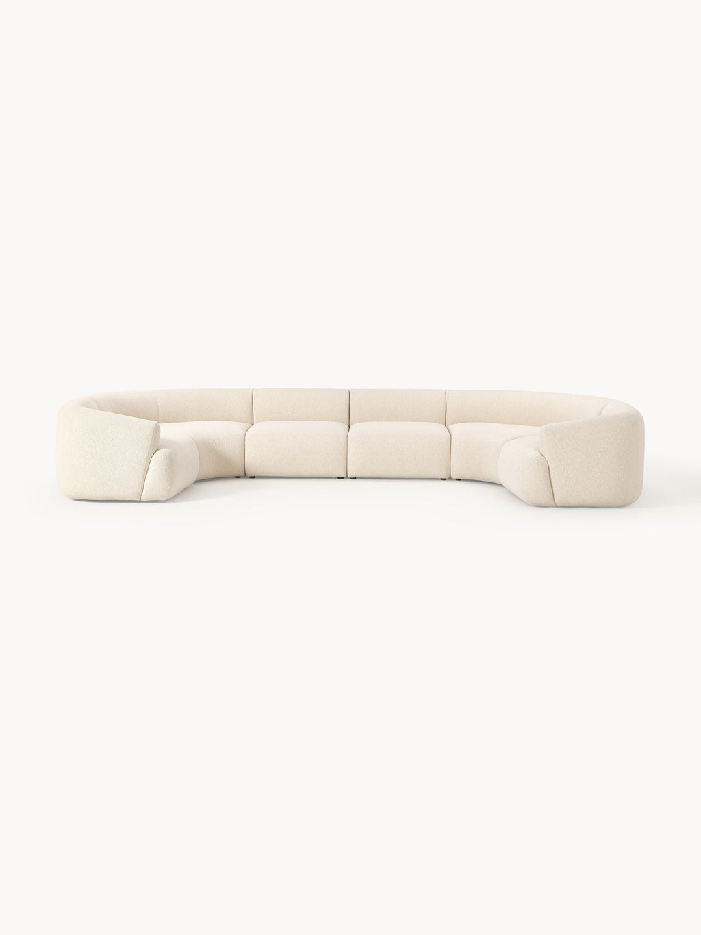 Modulares Bouclé-XL-Sofa Sofia