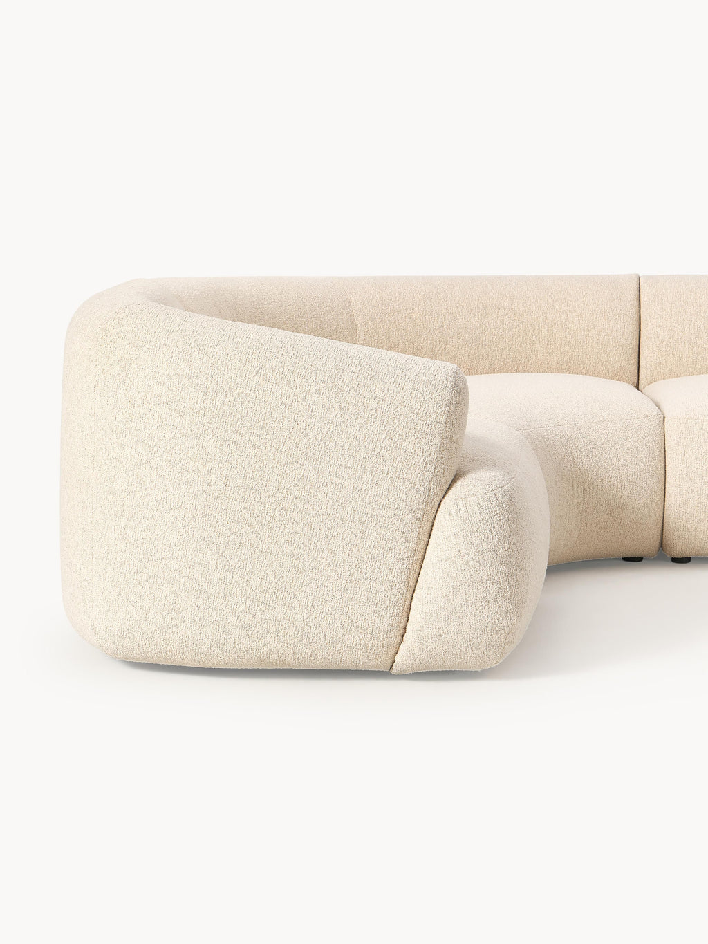 Modulares Bouclé-XL-Sofa Sofia