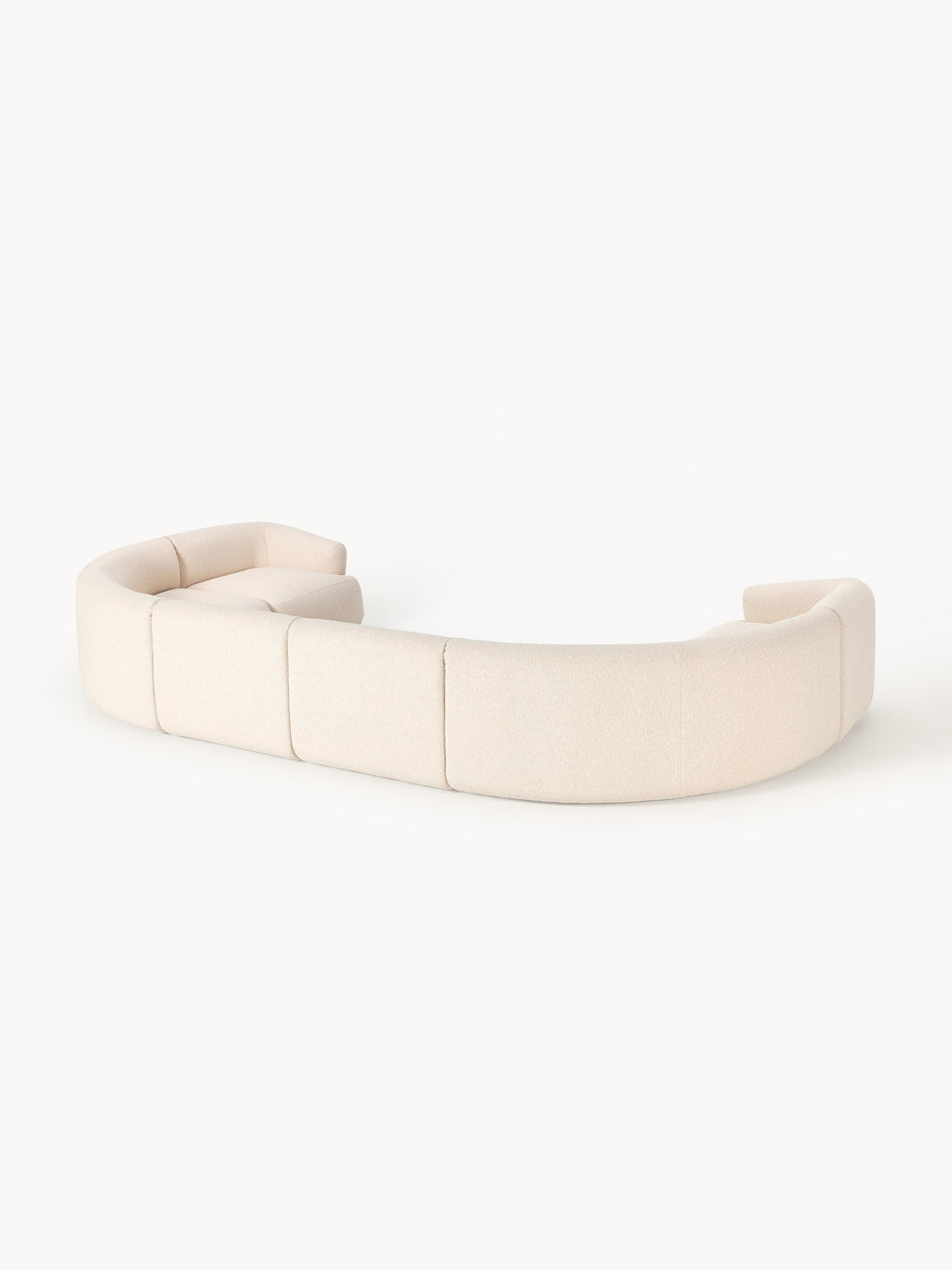 Modulares Bouclé-XL-Sofa Sofia