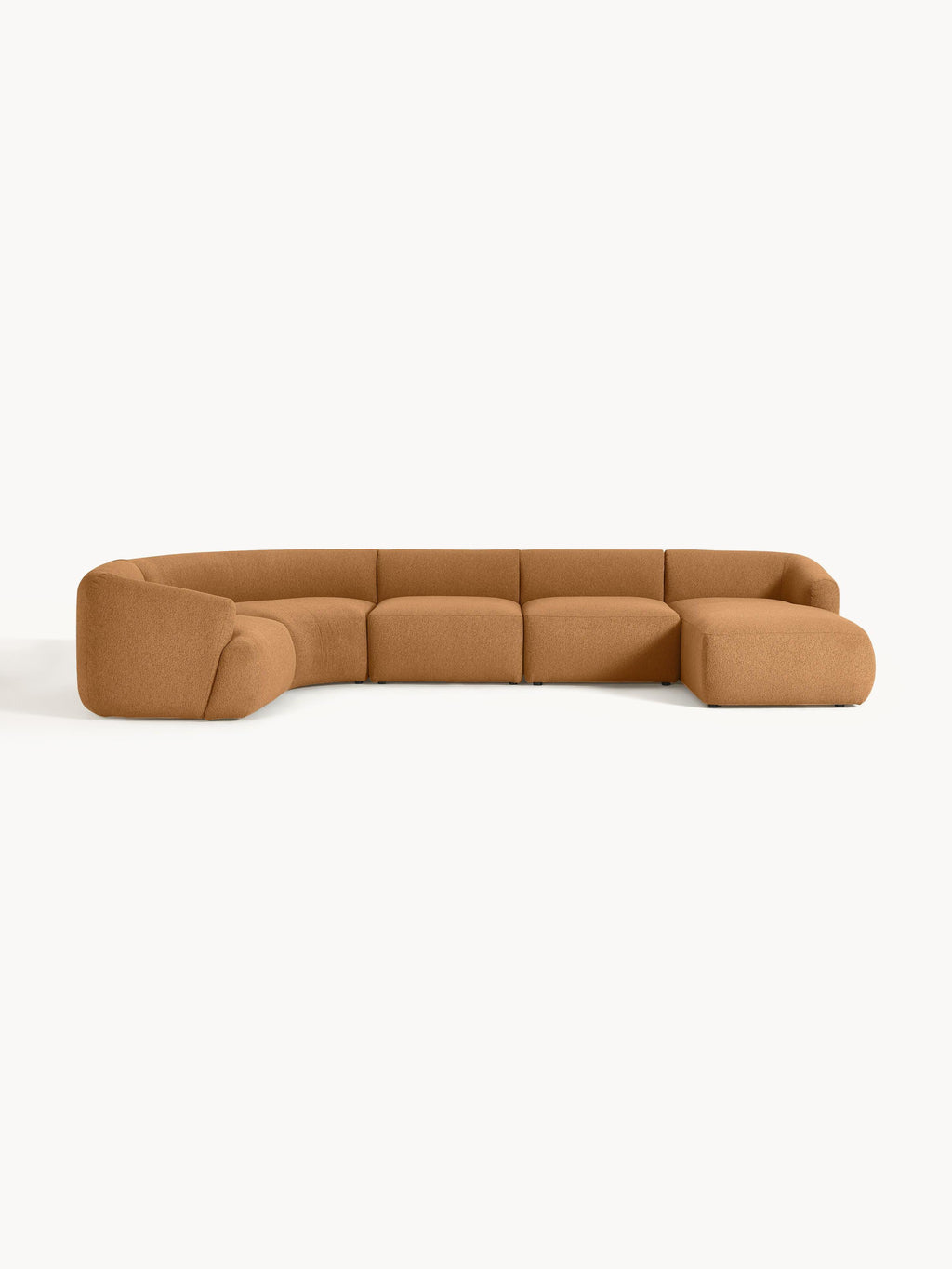 Modulares Bouclé-XL-Sofa Sofia