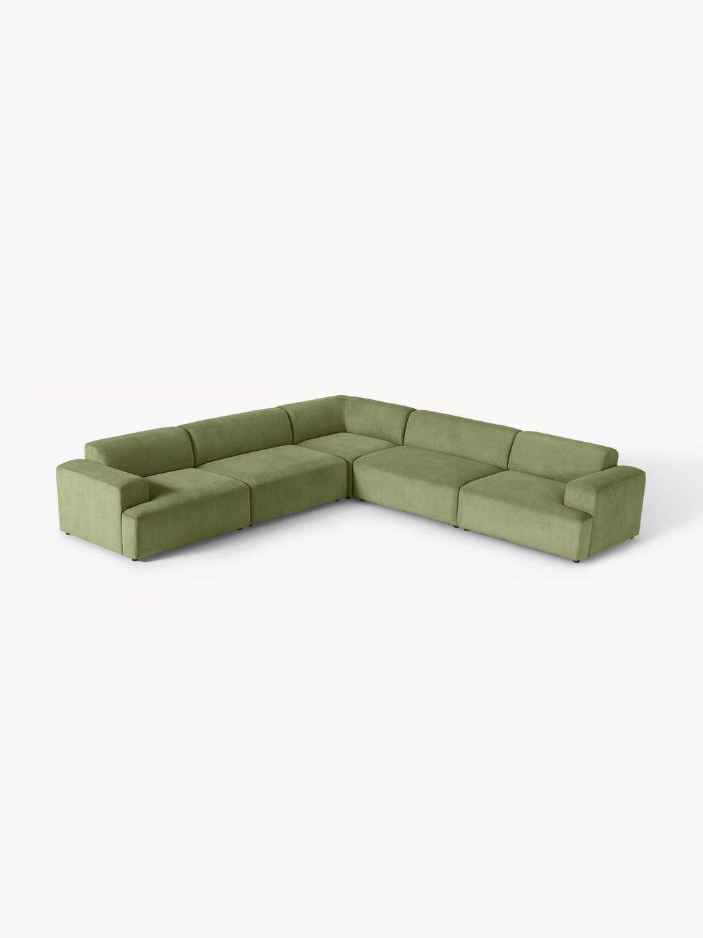 Galeriebild 1 - Cord-Ecksofa Melva (4-Sitzer)