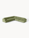 Galeriebild 1 - Cord-Ecksofa Melva (4-Sitzer)