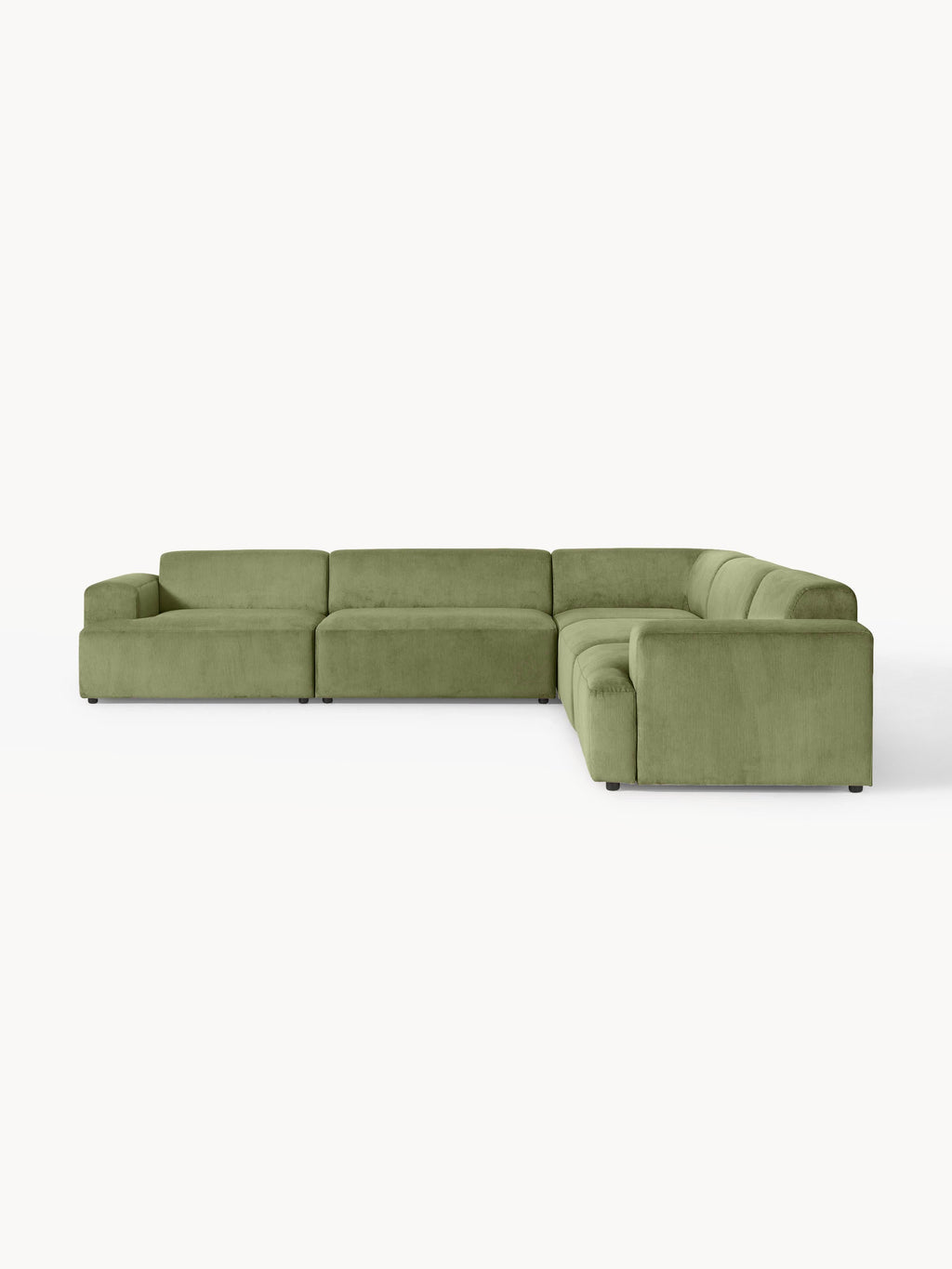 Cord-Ecksofa Melva (4-Sitzer)