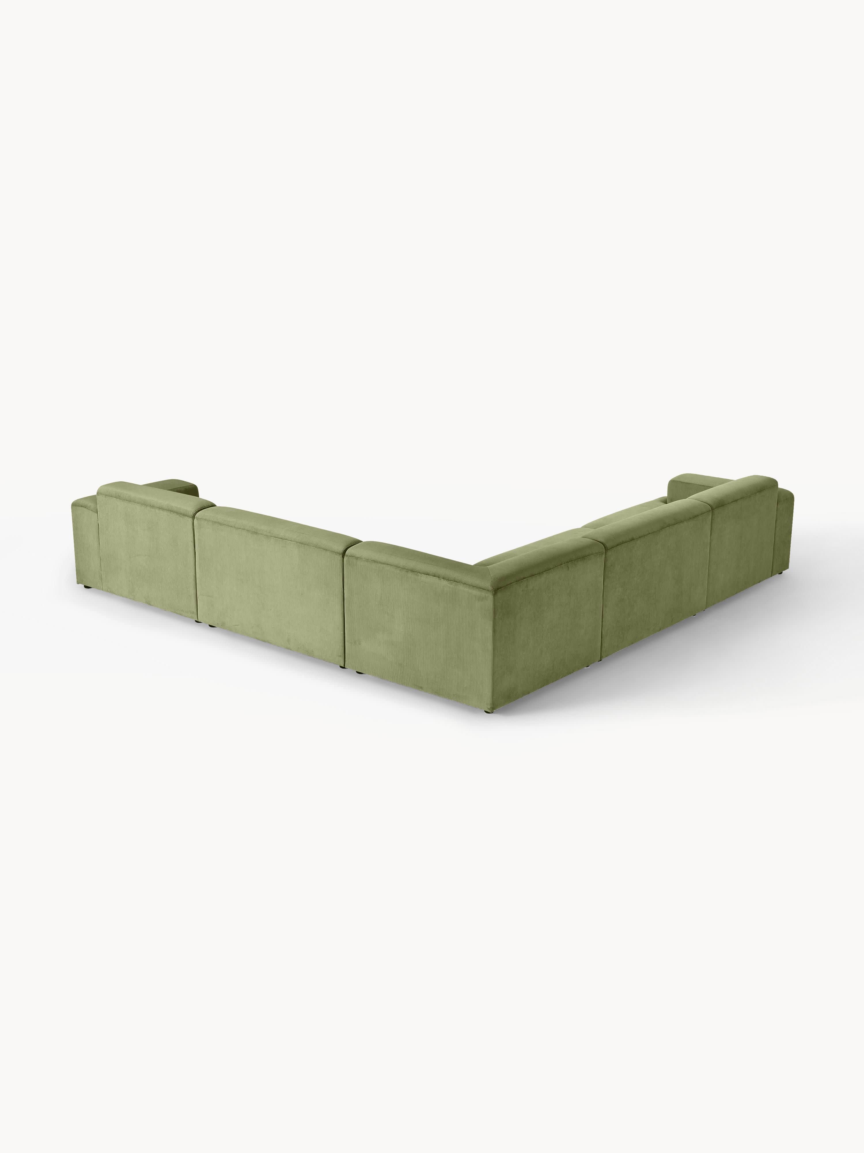 Cord-Ecksofa Melva (4-Sitzer)