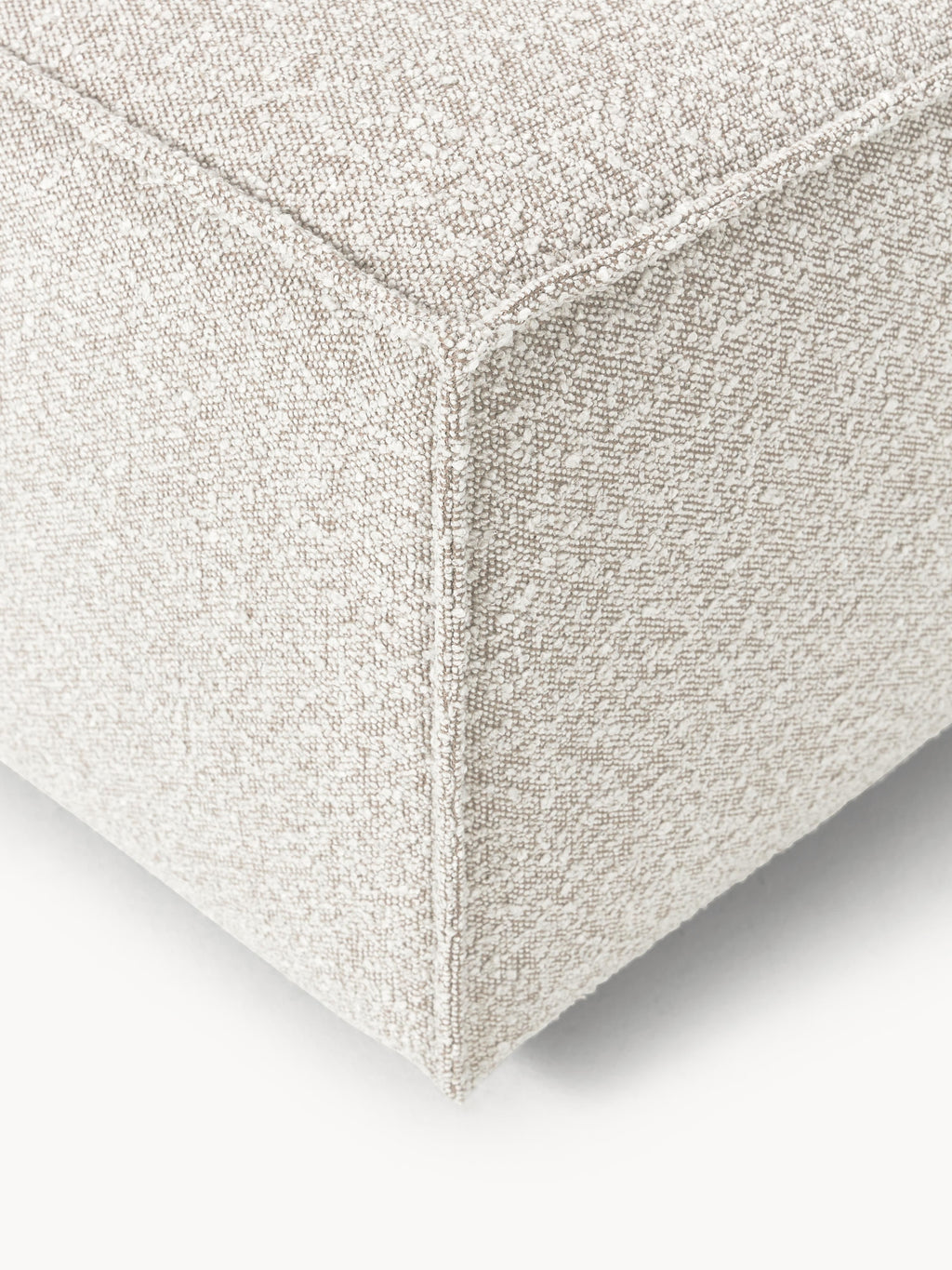 Sofa-Hocker Lennon aus Bouclé