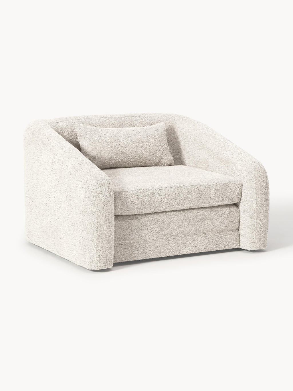 Galeriebild 1 - Schlafsessel Eliot aus Teddy-Bouclé