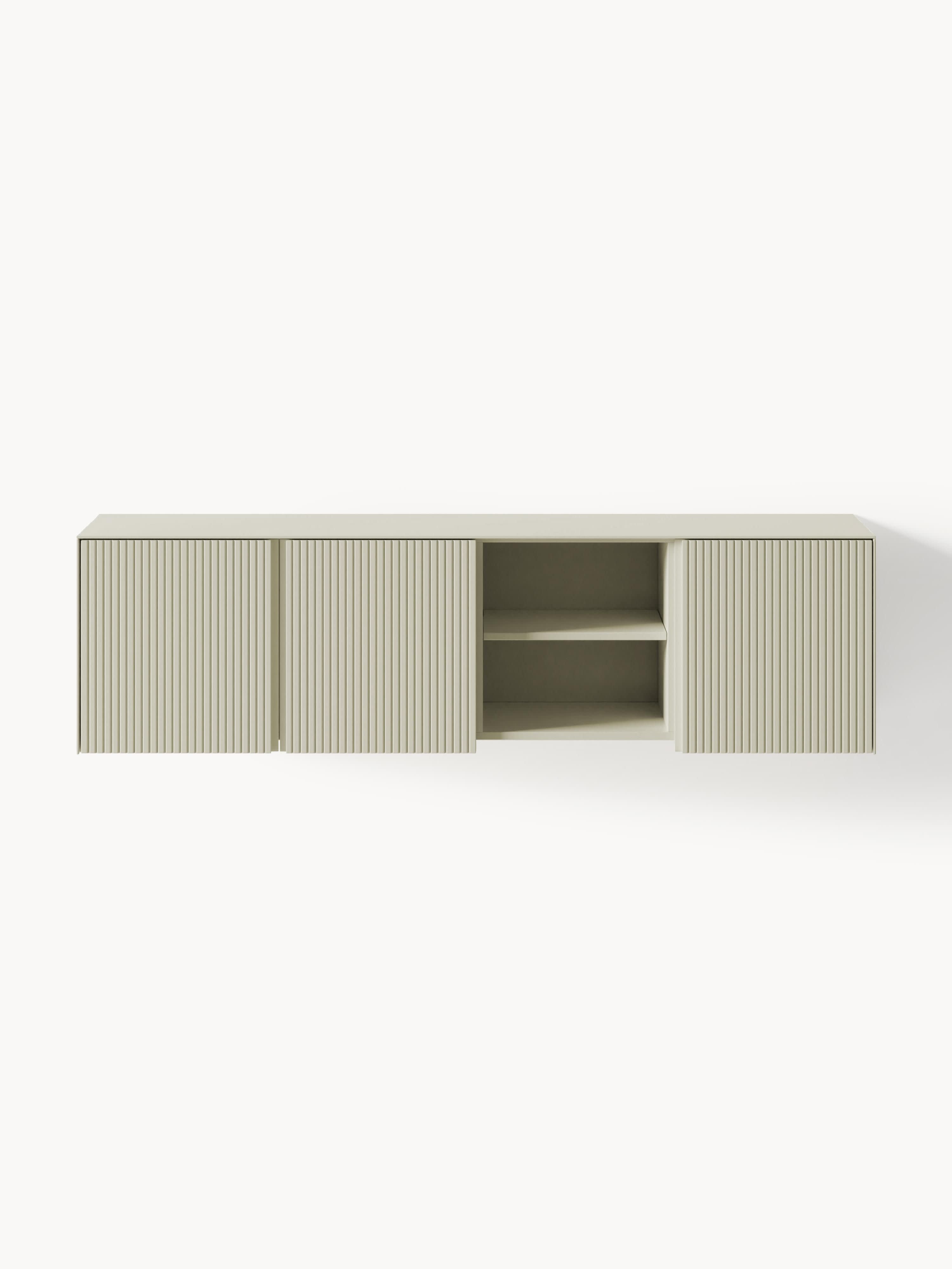 Lowboard Shea mit geriffelter Front