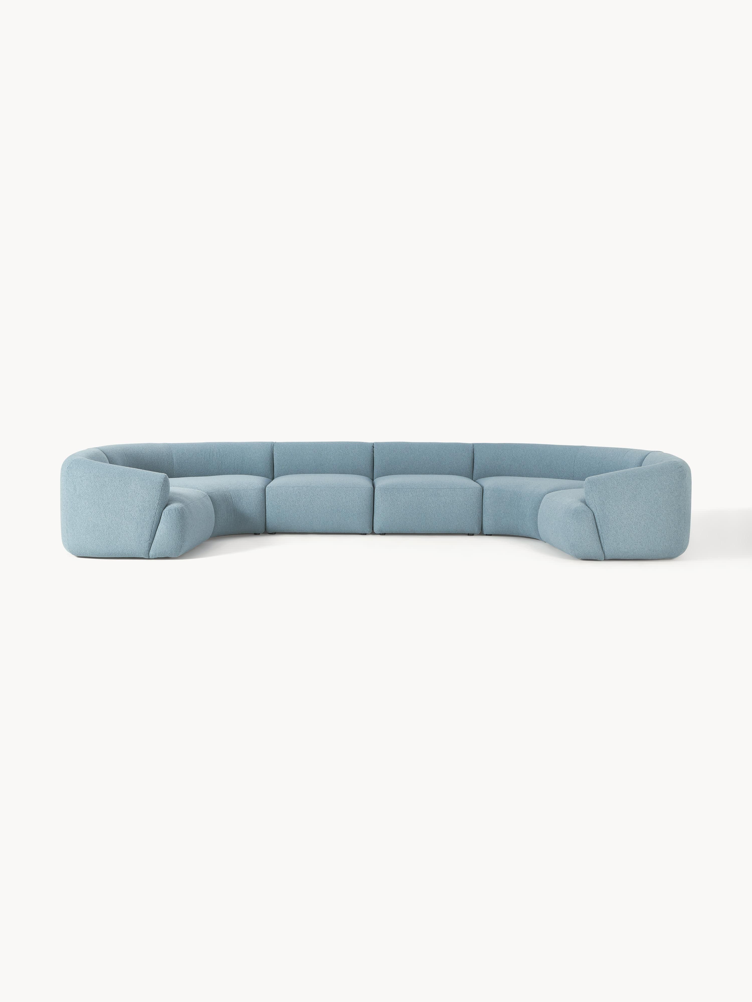 Modulares Bouclé-XL-Sofa Sofia