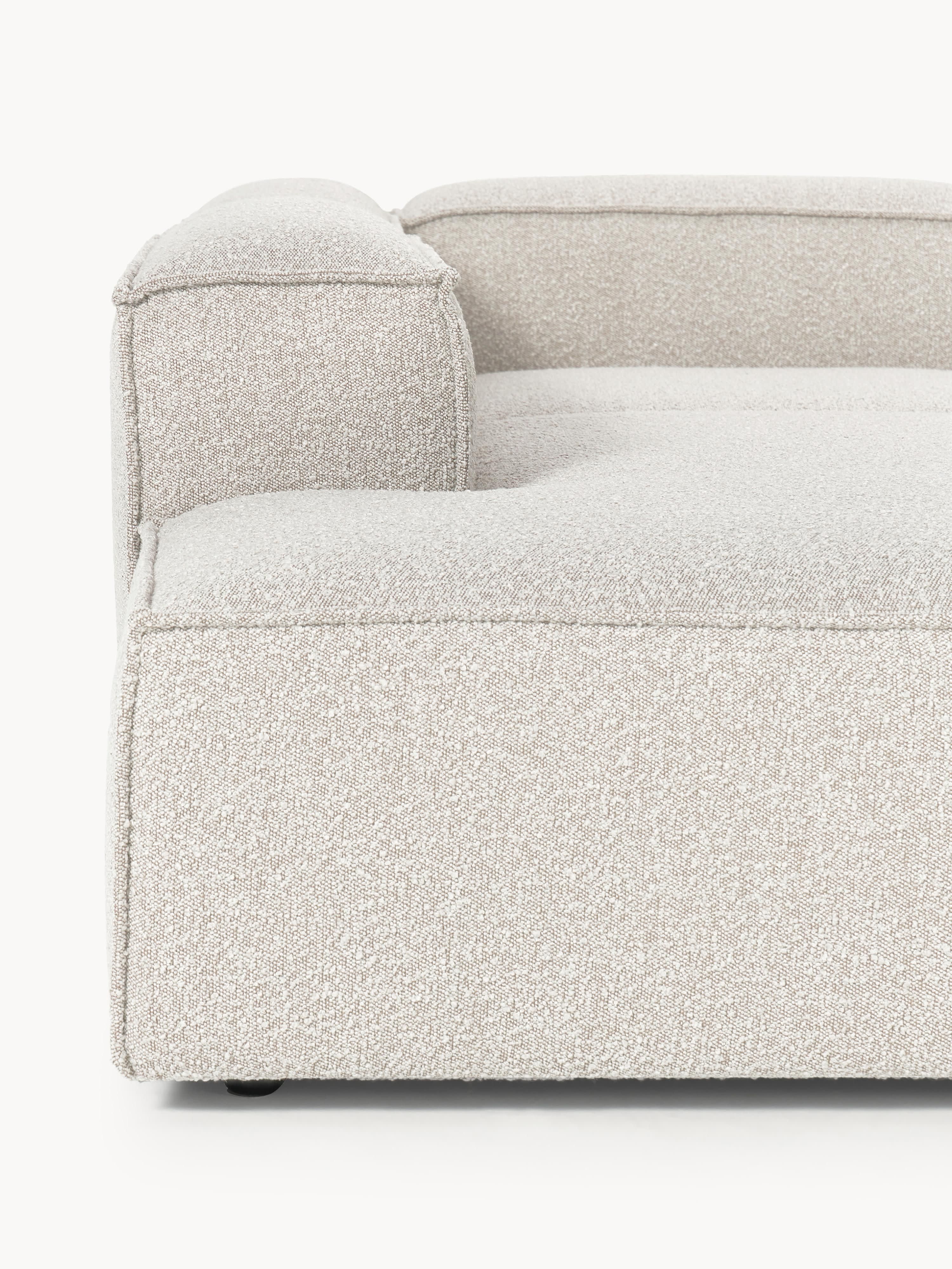 Modulares XL-Ecksofa Lennon (4-Sitzer) aus Bouclé
