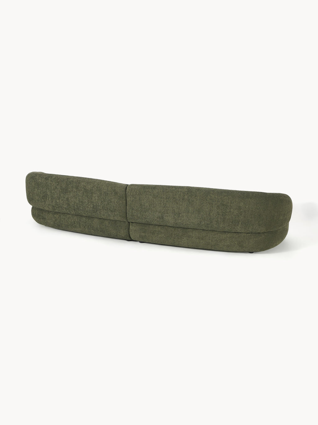 Sofa Alba (4-Sitzer) aus Teddy-Bouclé