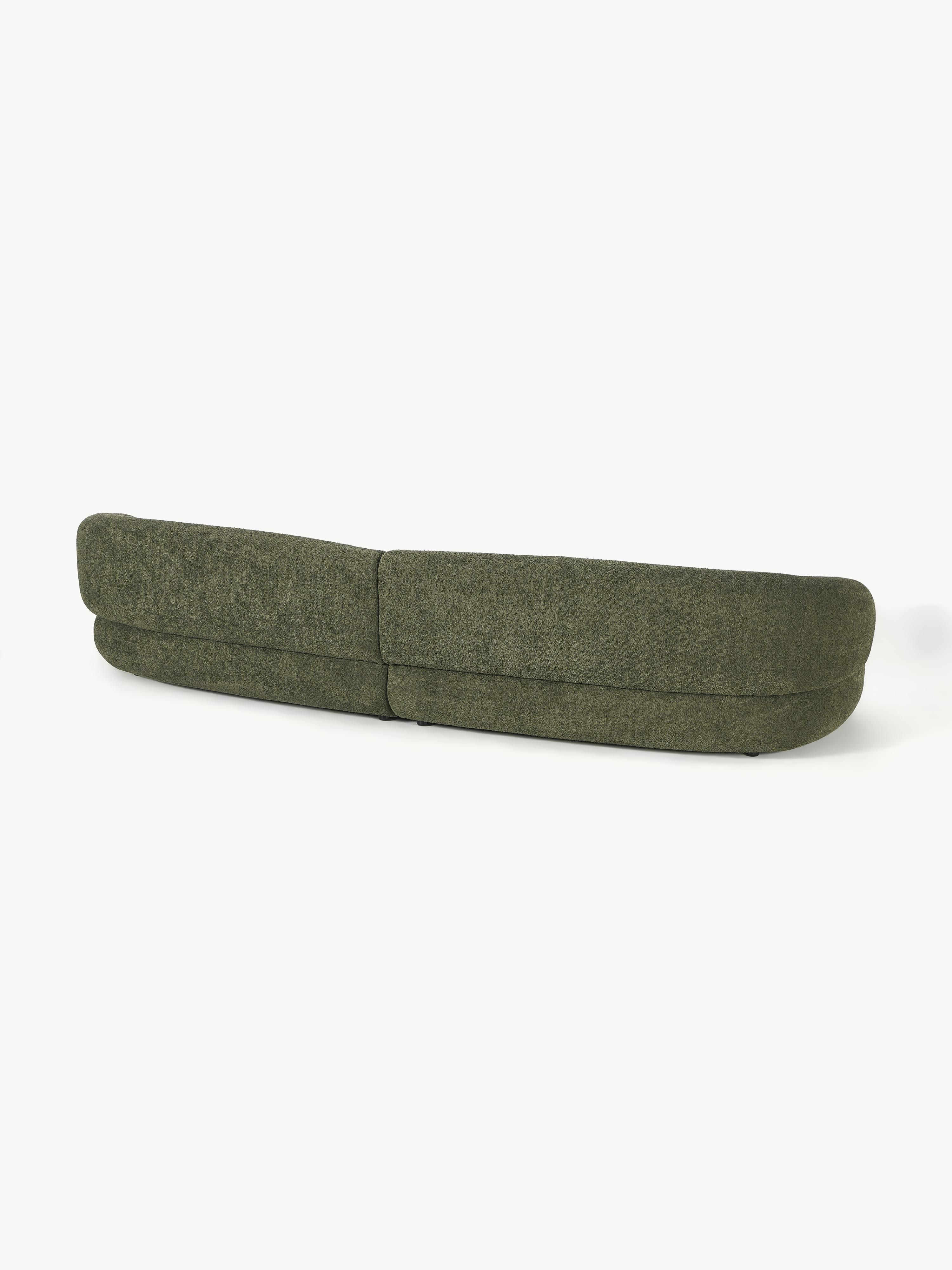 Sofa Alba (4-Sitzer) aus Teddy-Bouclé