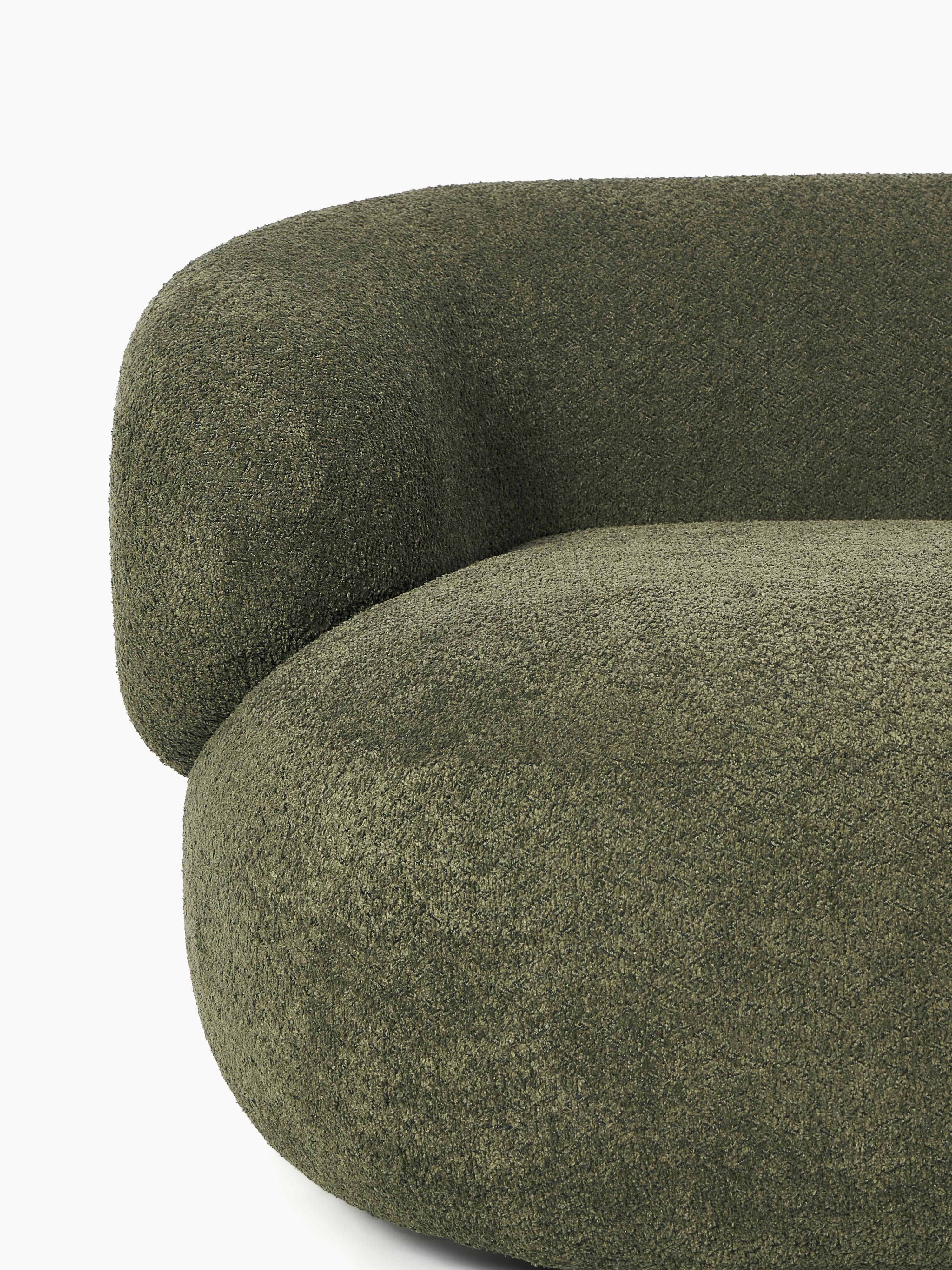 Sofa Alba (4-Sitzer) aus Teddy-Bouclé