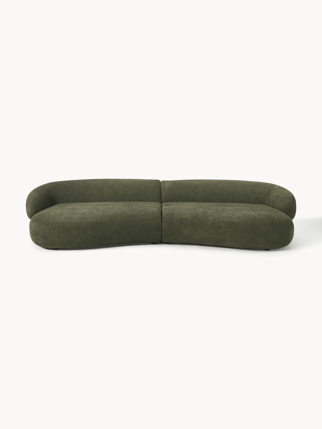 Galeriebild 1 - Sofa Alba (4-Sitzer) aus Teddy-Bouclé