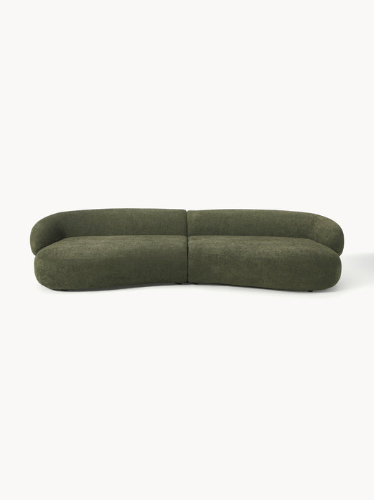 Galeriebild 1 - Sofa Alba (4-Sitzer) aus Teddy-Bouclé