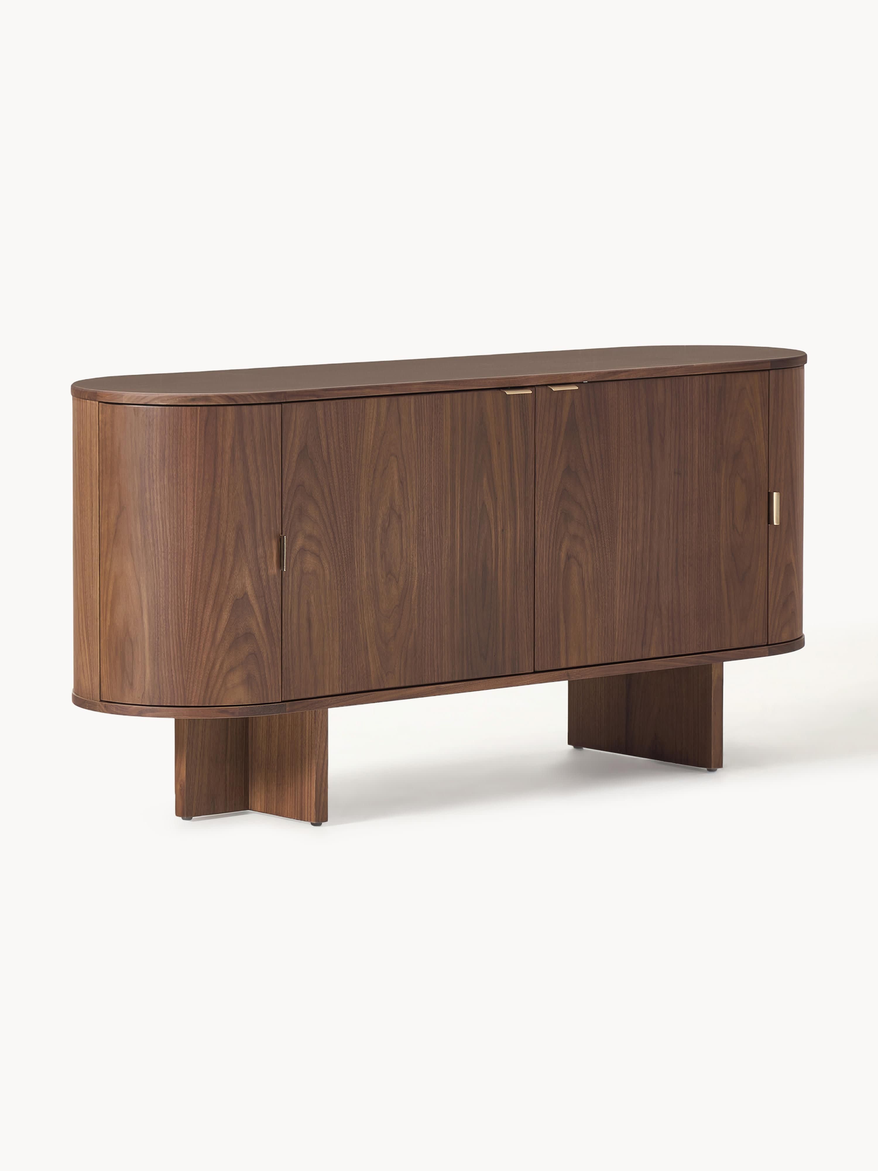 Galeriebild 1 - Holz-Sideboard Zumi mit abgerundeten Ecken