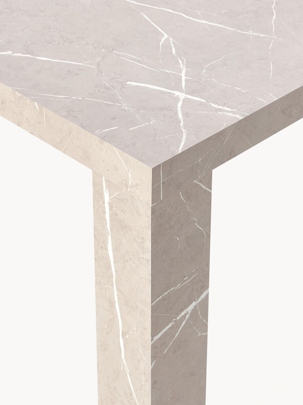 Esstisch Carl in Marmor-Optik, 180 x 90 cm