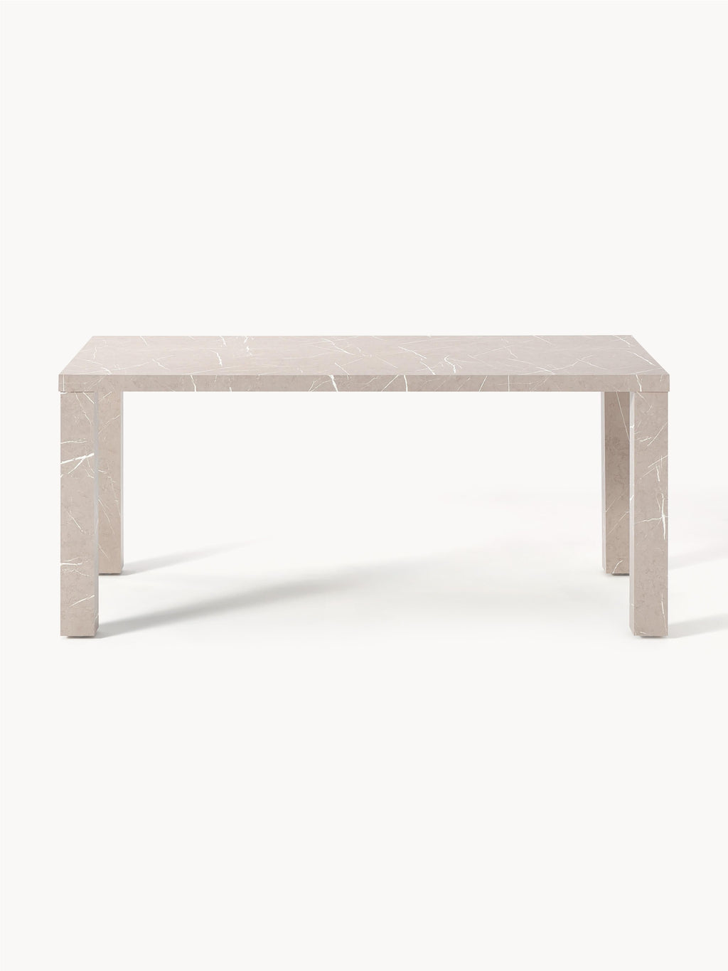Esstisch Carl in Marmor-Optik, 180 x 90 cm