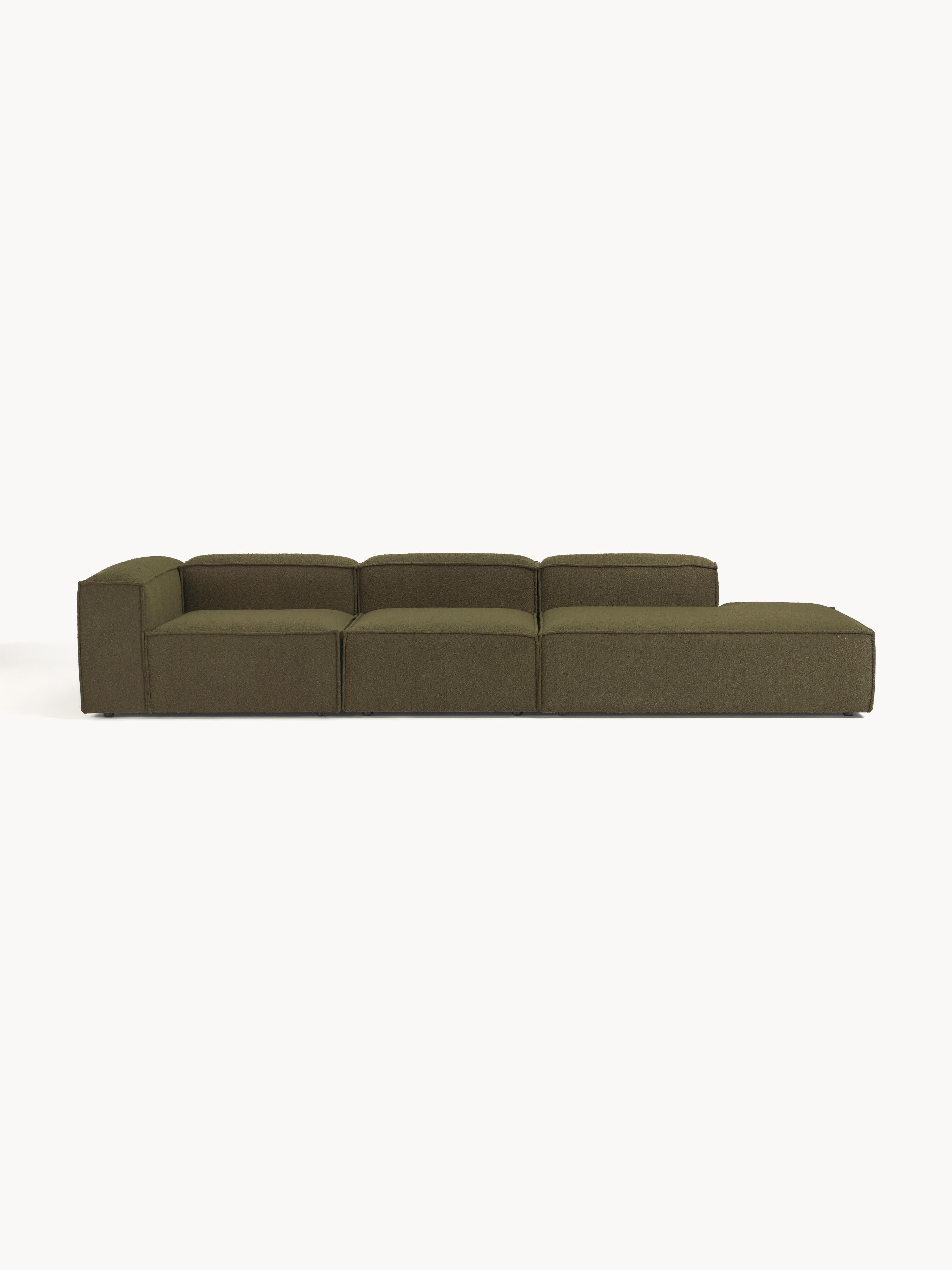 Galeriebild 1 - Modulare XL-Ottomane Lennon aus Bouclé