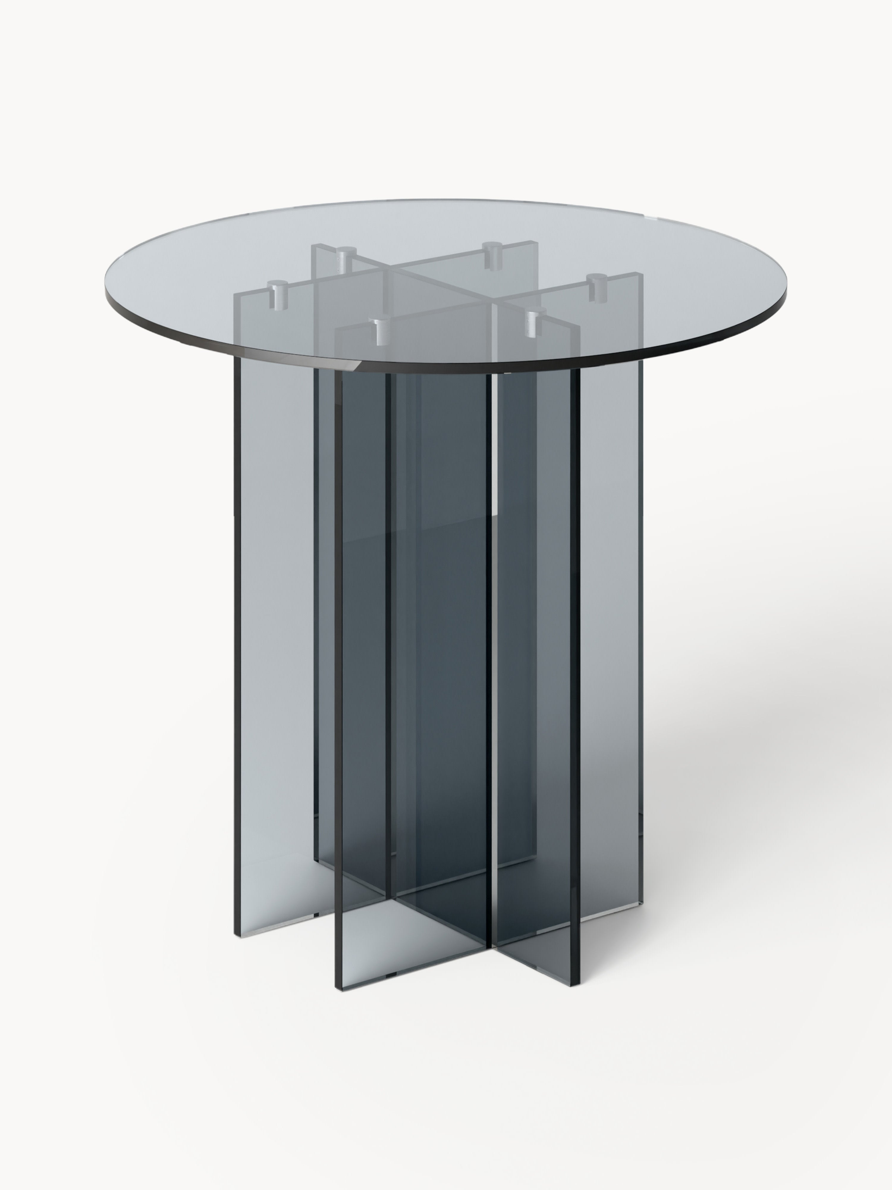 Galeriebild 1 - Runder Esstisch Anouk aus Glas