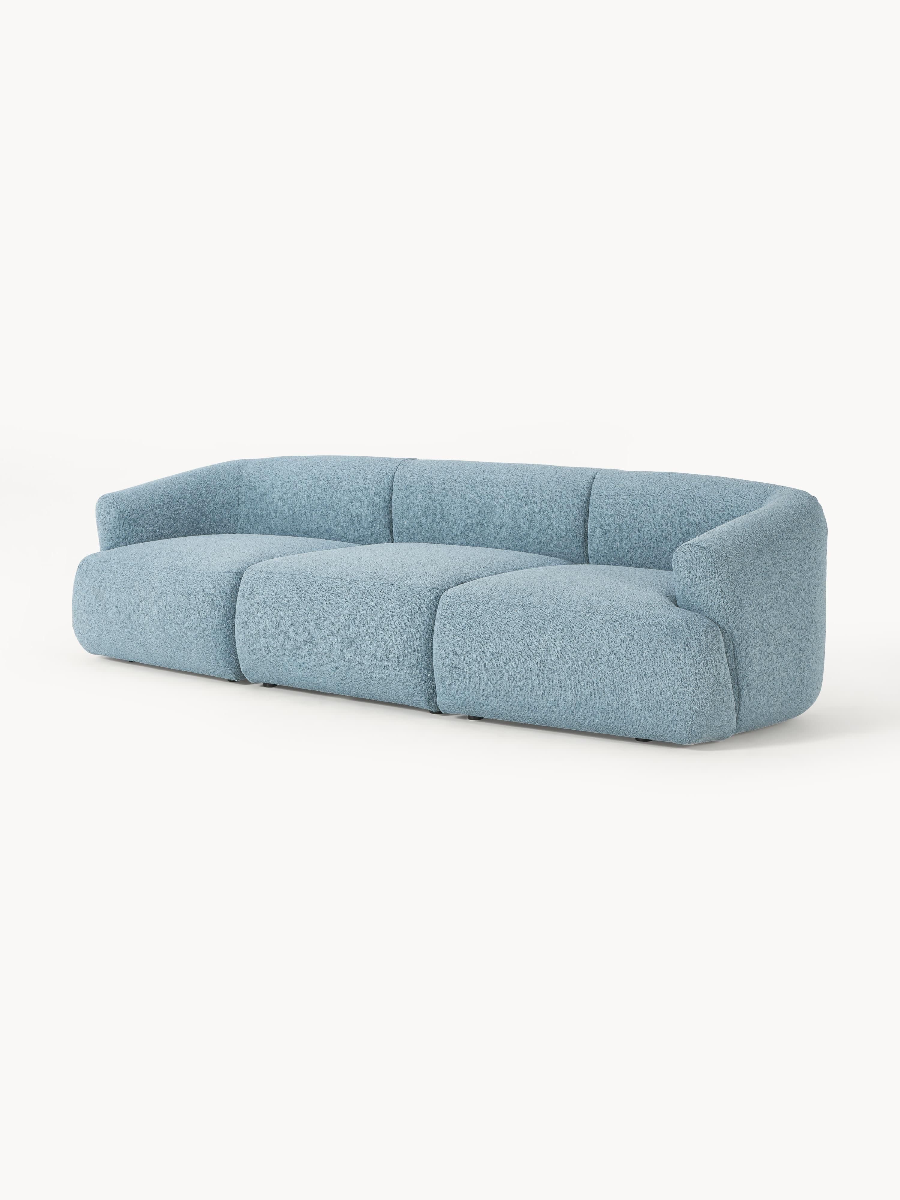 Modulares Bouclé-Sofa Sofia (3-Sitzer)