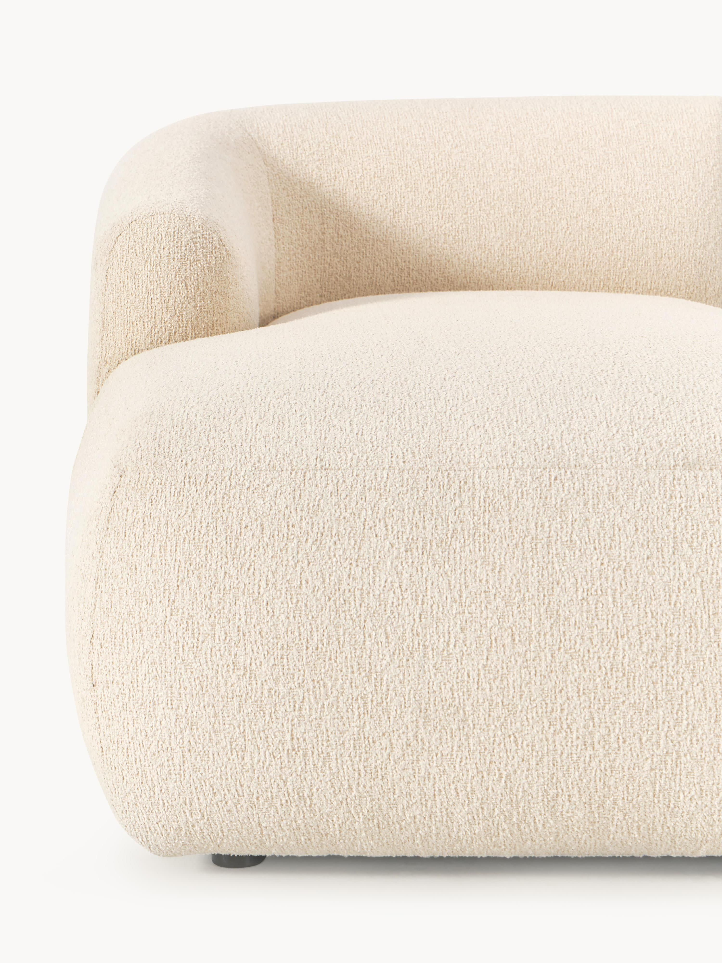 Bouclé-Chaise-Eckmodul Sofia