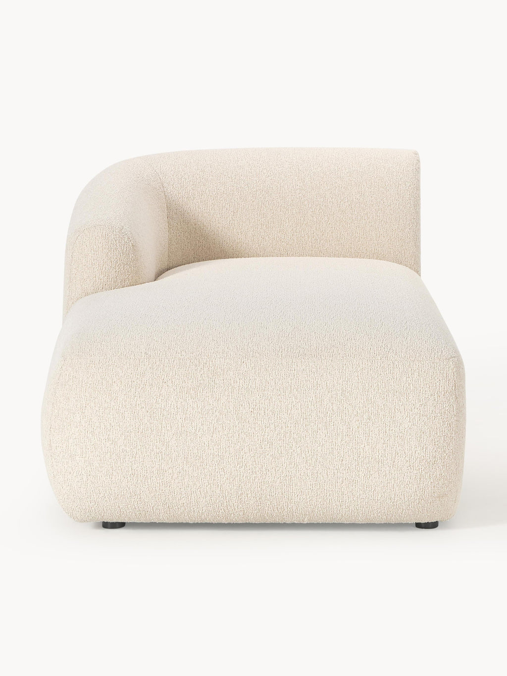 Bouclé-Chaise-Eckmodul Sofia