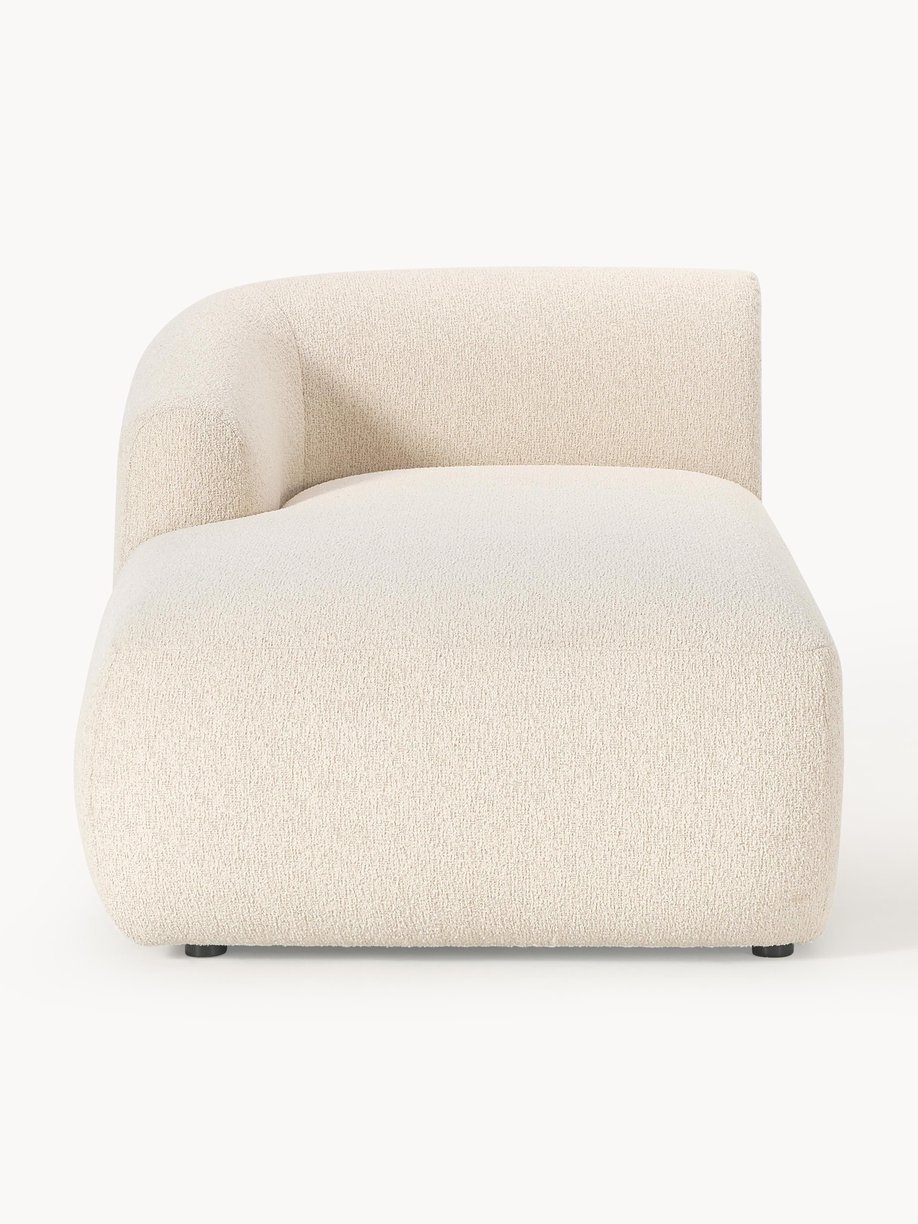 Bouclé-Chaise-Eckmodul Sofia